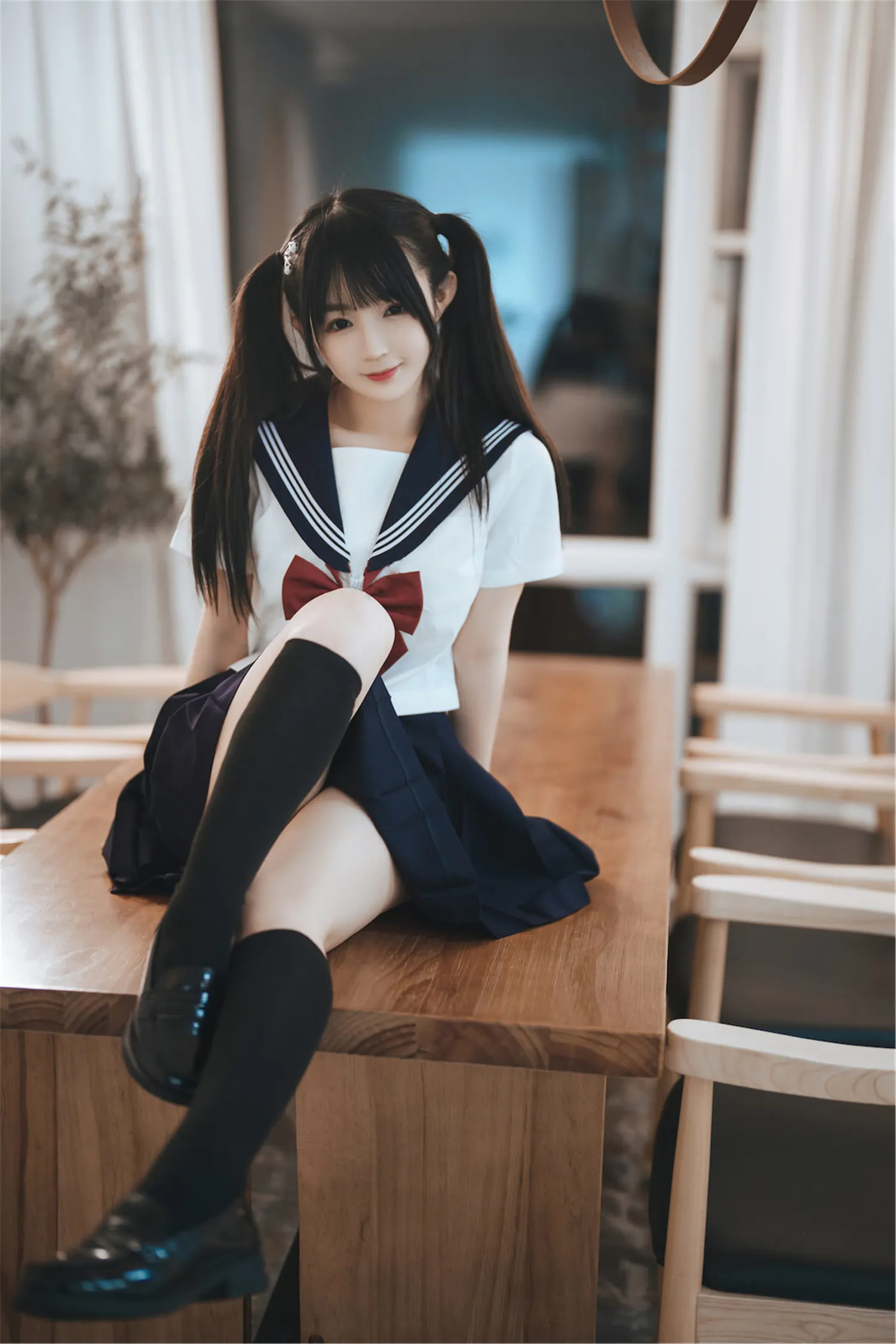 桜井宁宁 NO.066 双马尾JK NO.0000