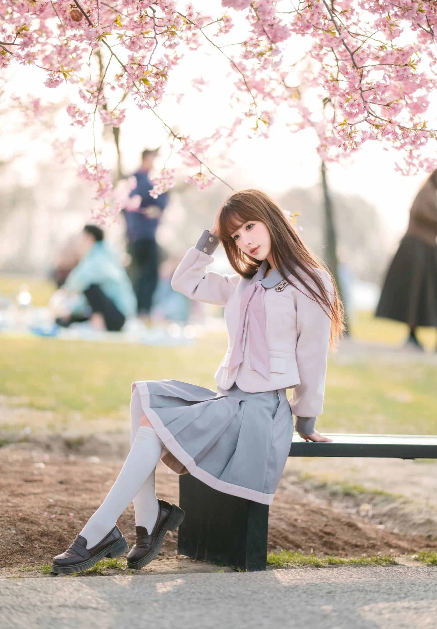紫氯氯 NO.003 樱花下的JK少女 NO.0000