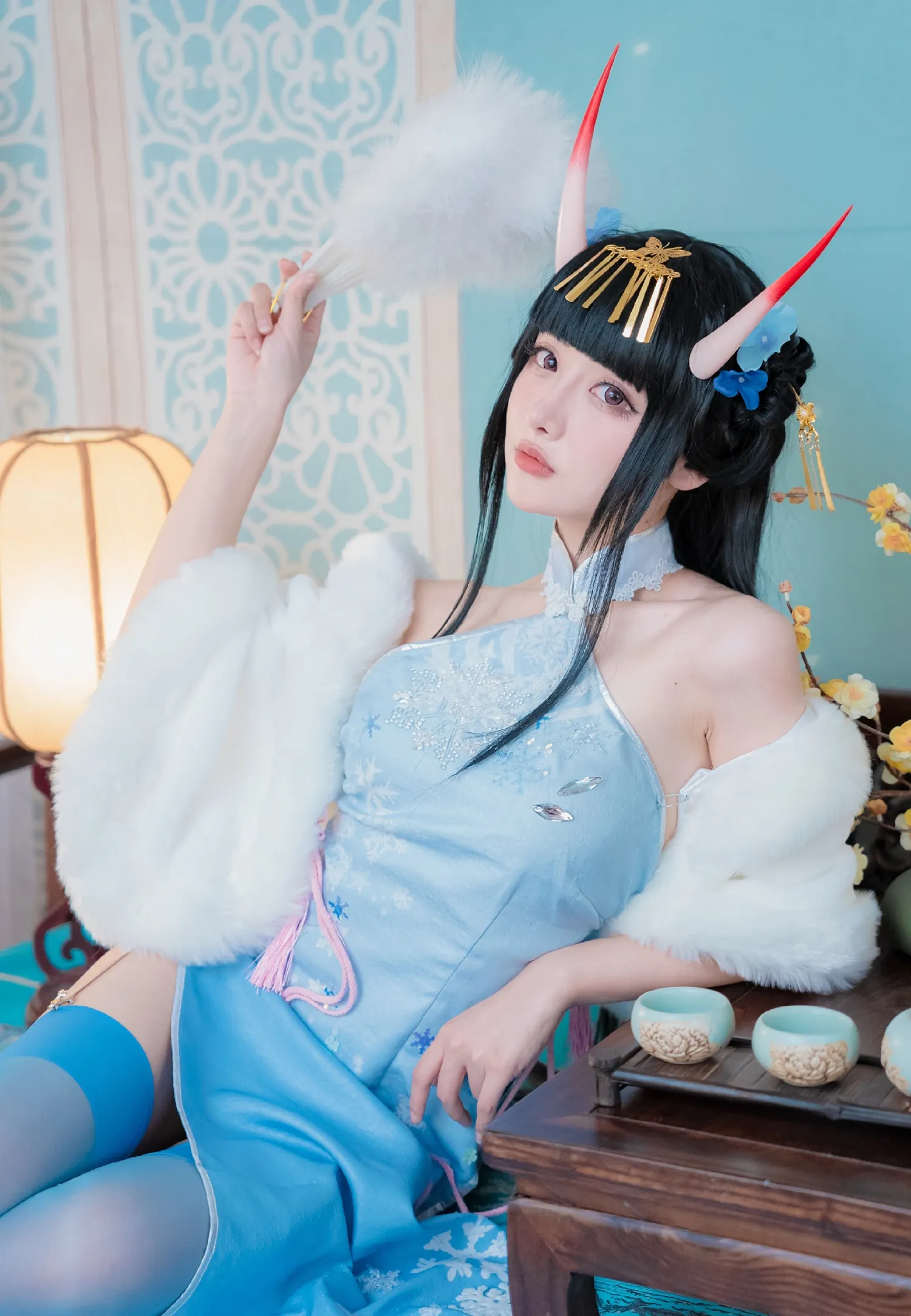 紫氯氯 NO.014 能代 貅 旗袍 NO.0000