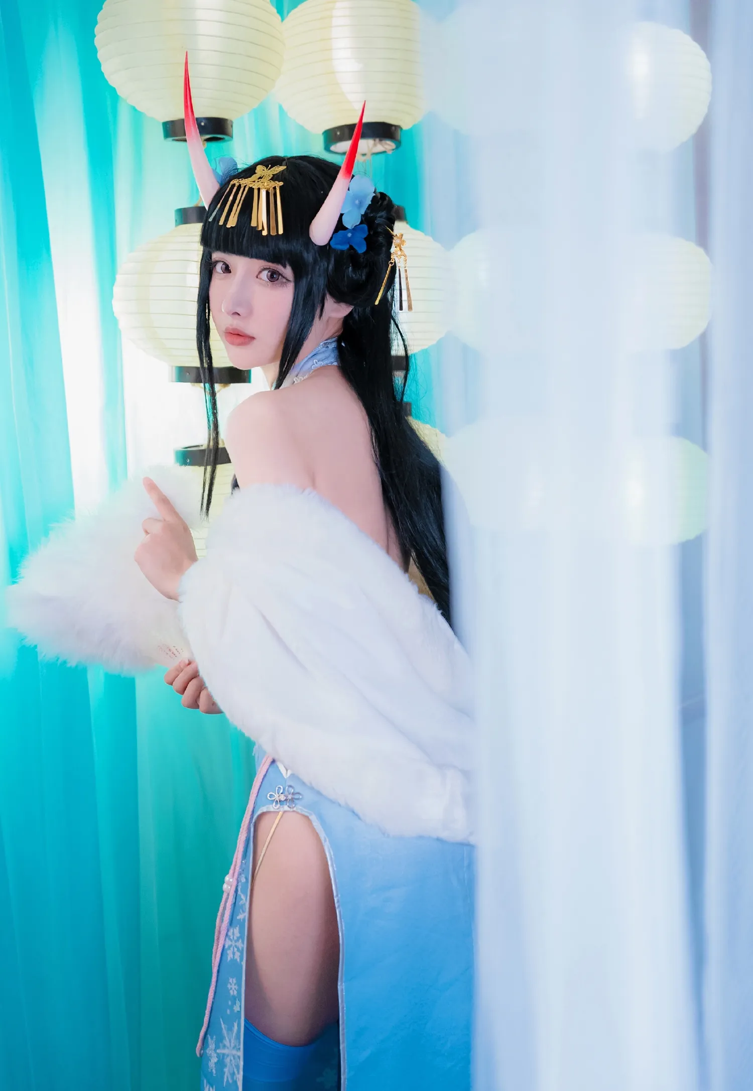 紫氯氯 NO.014 能代 貅 旗袍 NO.0000