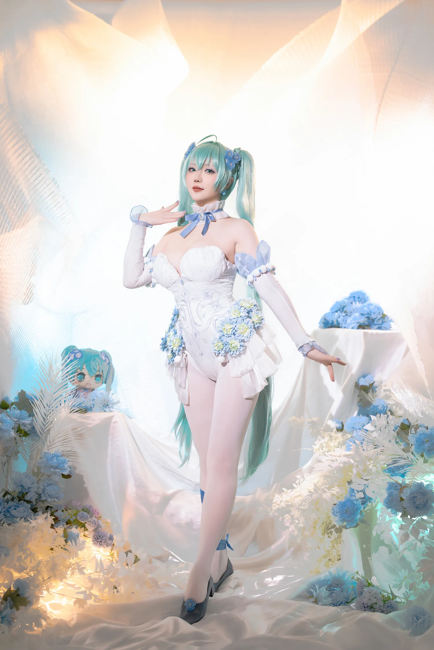 星之迟迟 NO.190 初音未来 粉蝶花精灵 NO.0000
