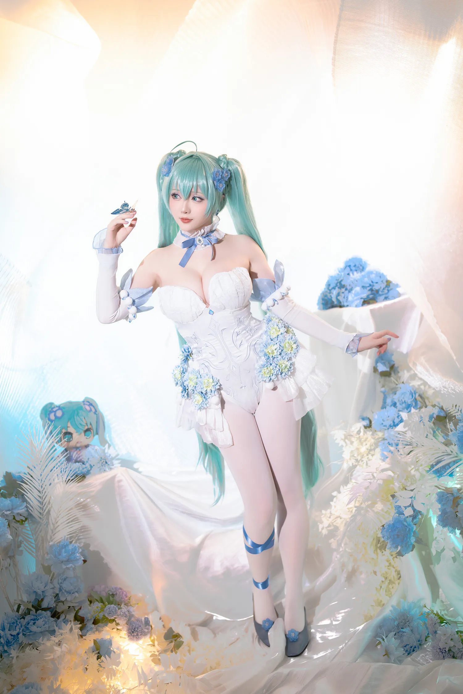 星之迟迟 NO.190 初音未来 粉蝶花精灵 NO.0000