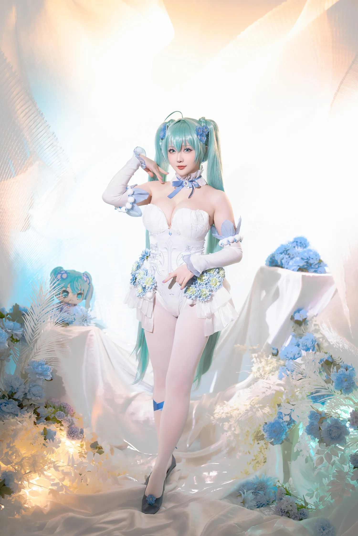星之迟迟 NO.190 初音未来 粉蝶花精灵 NO.0000