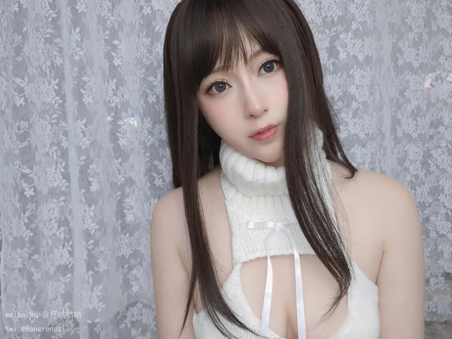 小容仔咕咕咕 NO.007 女友向 纯白毛衣 NO.0000