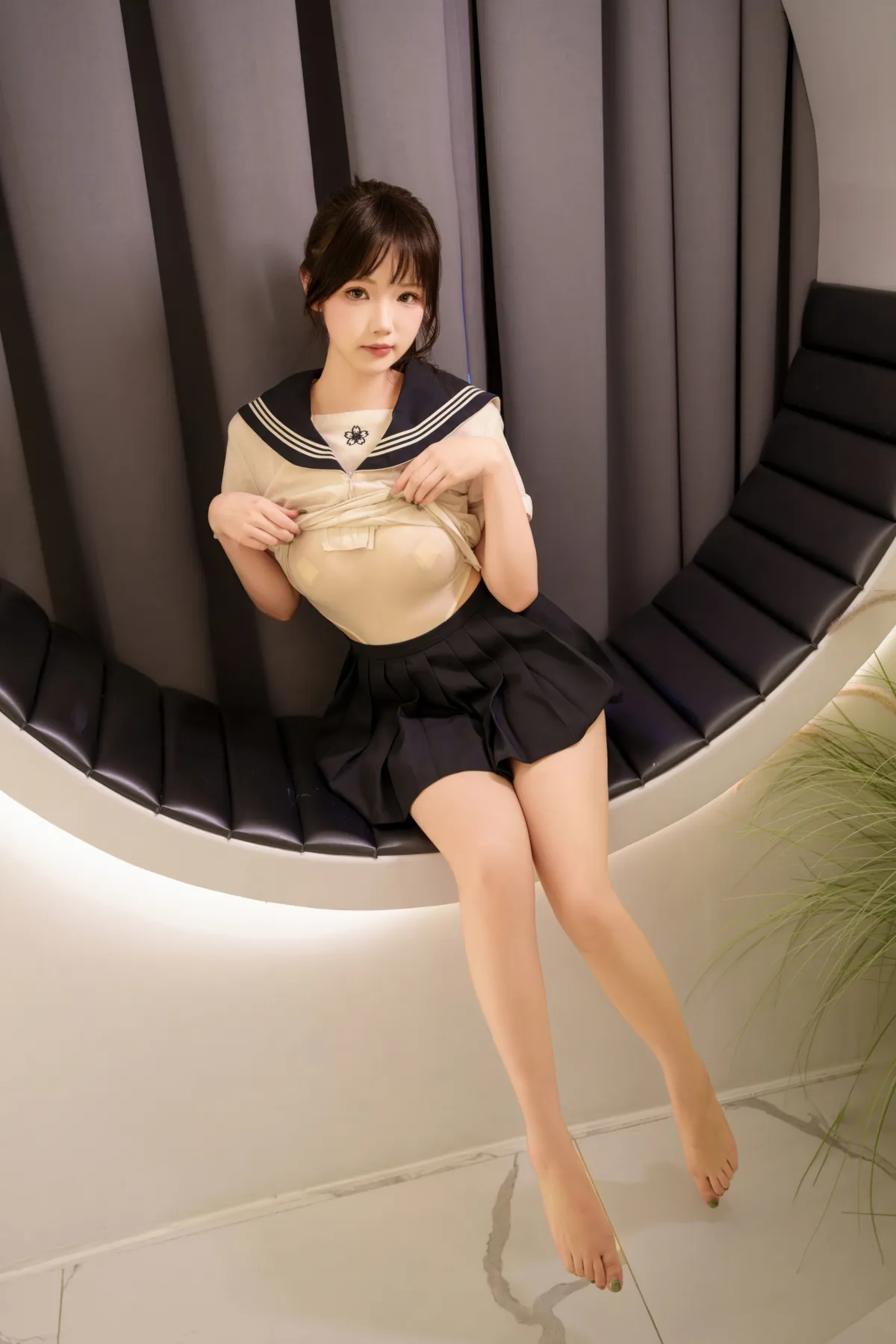 雪晴Astra NO.089 牛奶丝透体操服 NO.0000