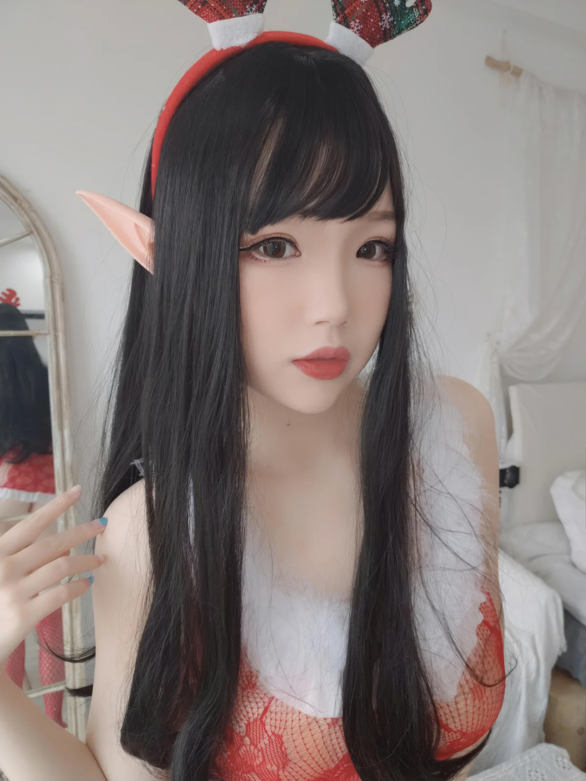 雪晴Astra NO.099 2020圣诞节自拍-团子研究社