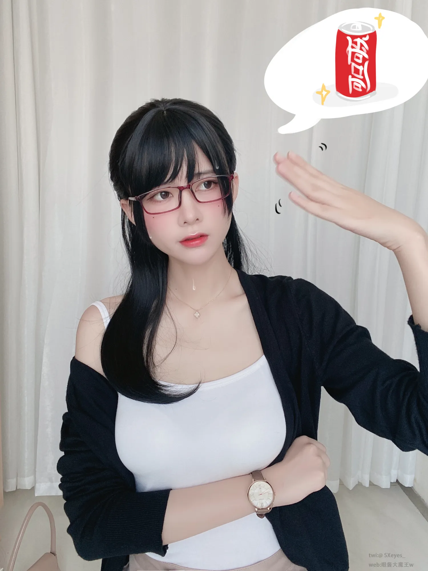 眼酱大魔王 NO.003 爱喝可乐的OL NO.0000