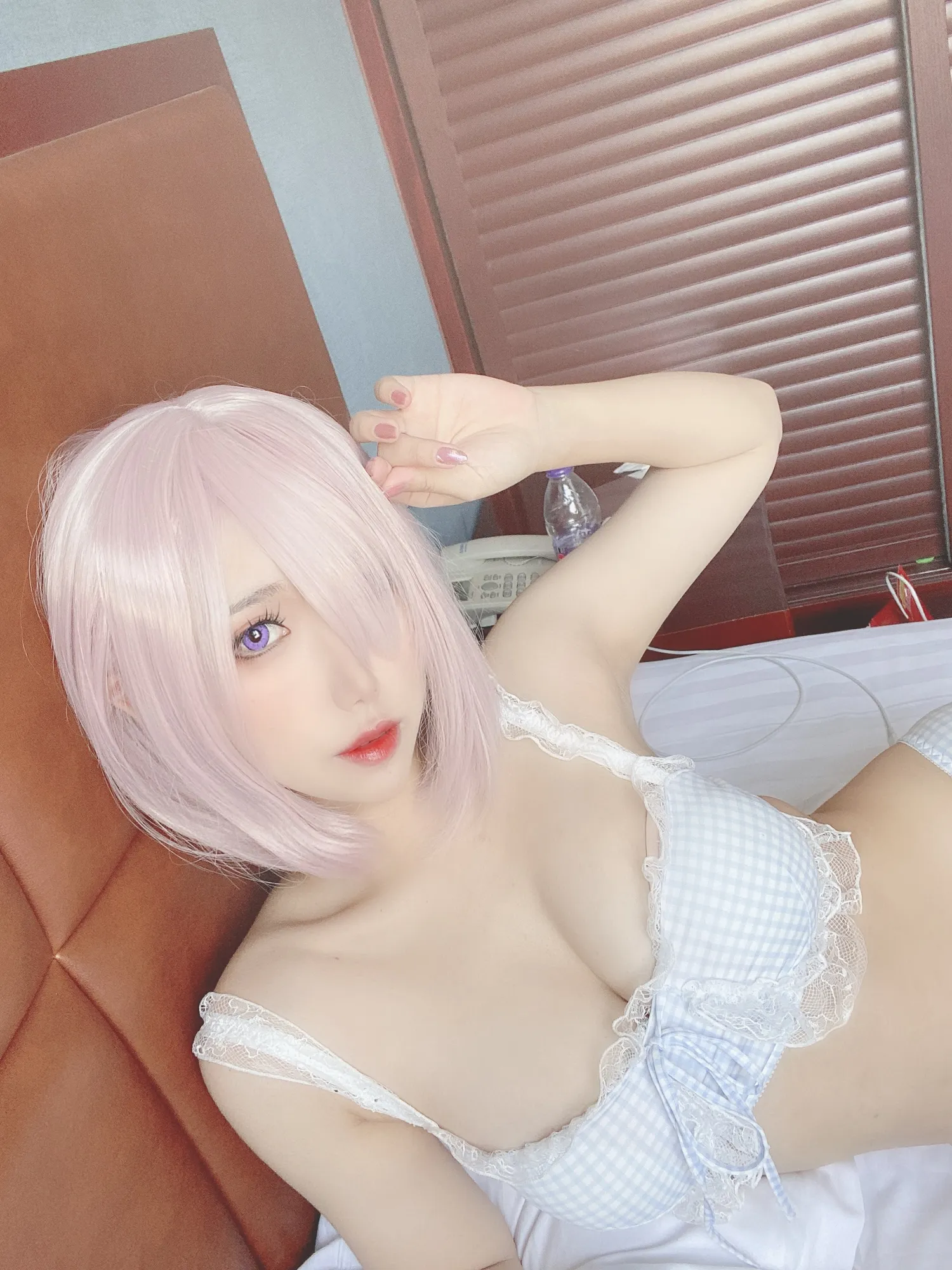 芋圆侑子 NO.023 蓝格子小清新 NO.0000