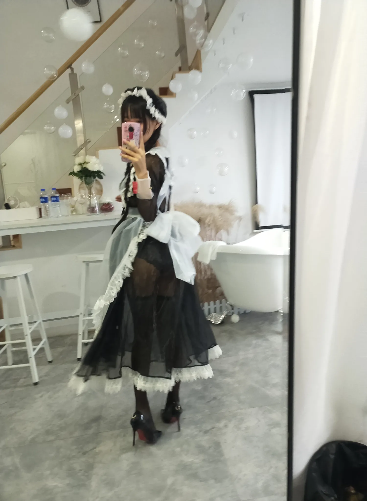 萌芽儿 NO.004 透明女仆自拍 NO.0000