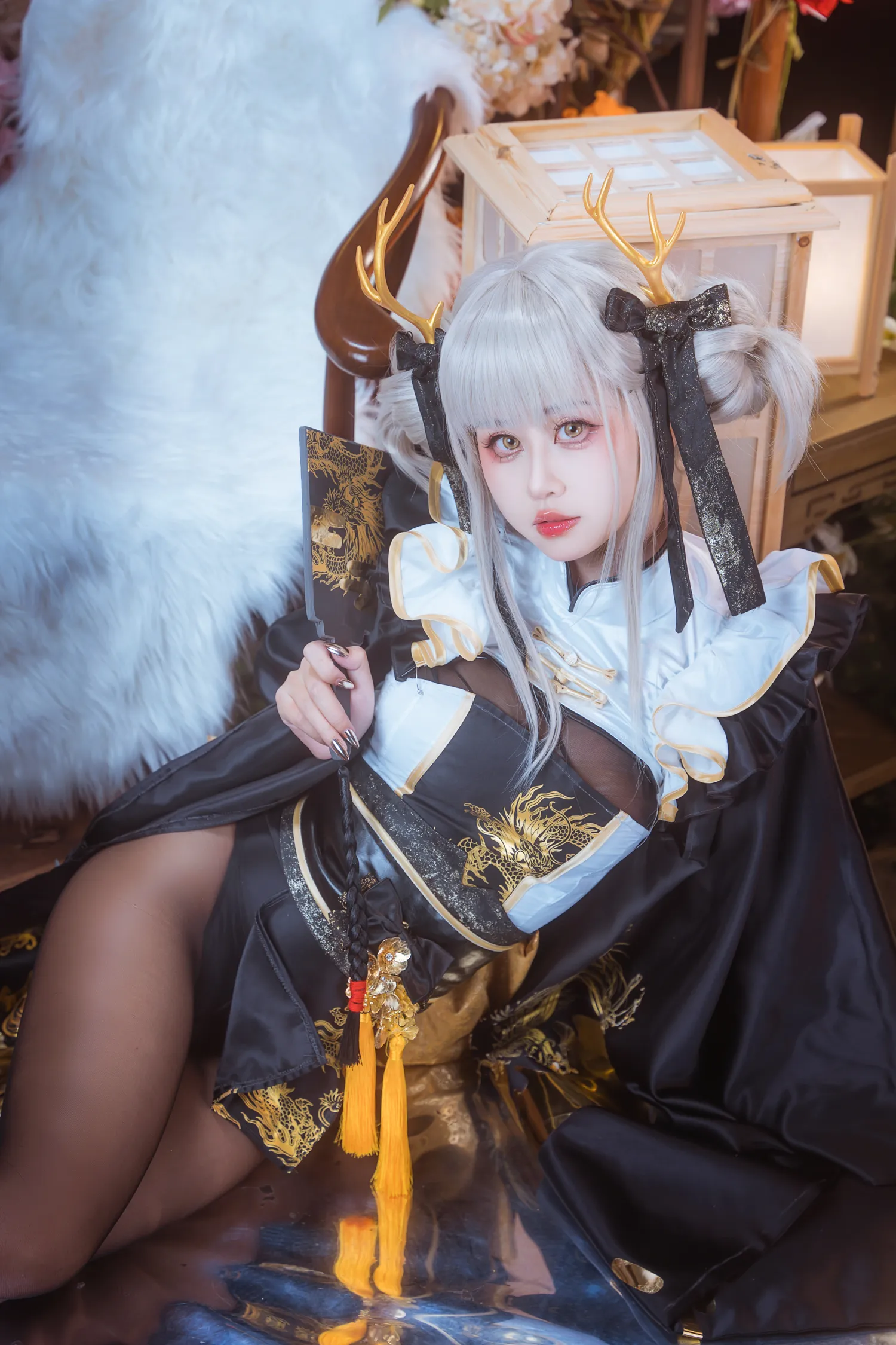 萌芽儿 NO.046 白兔和服 NO.0000
