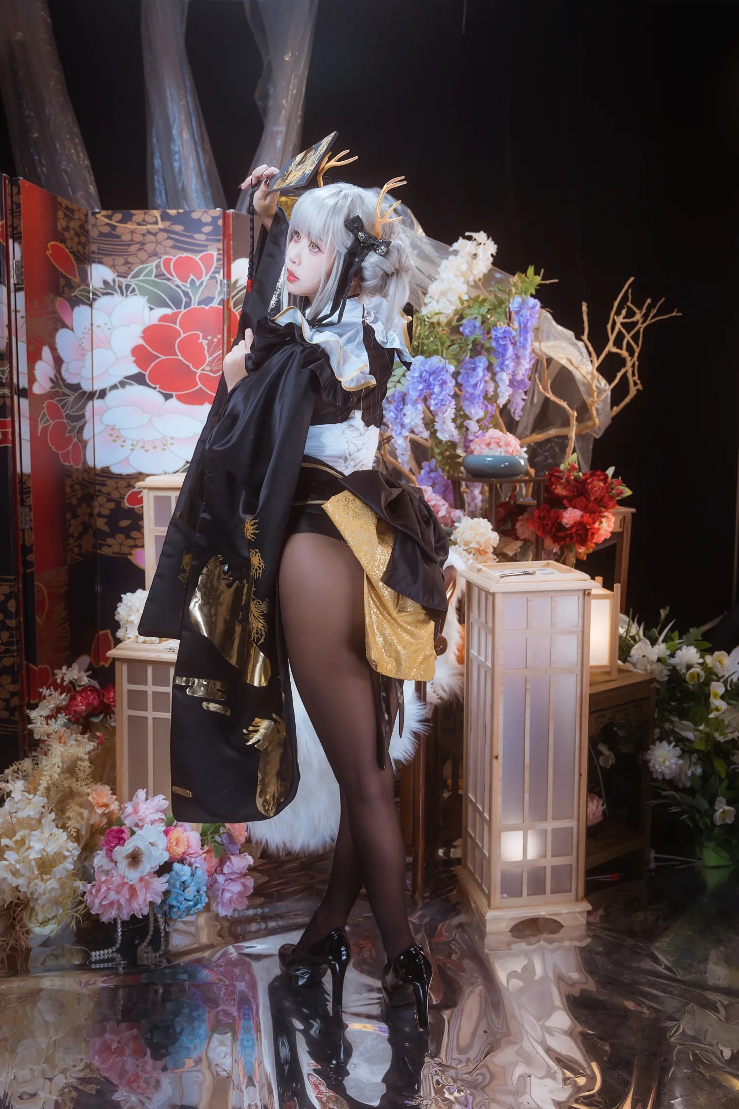萌芽儿 NO.046 白兔和服 NO.0000