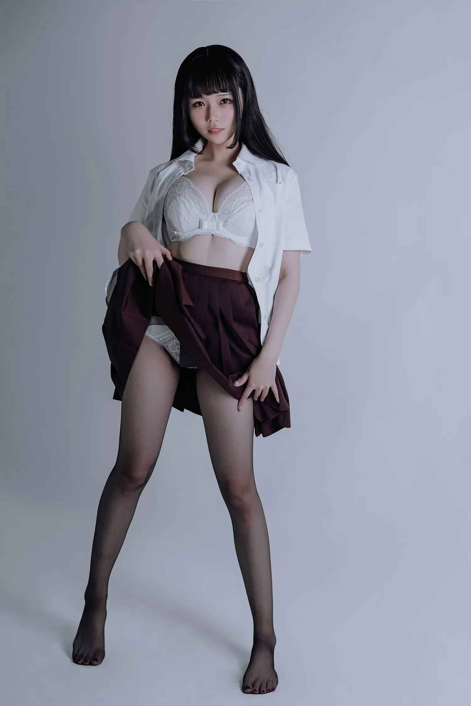 七月喵子 NO.011 黑丝jk NO.0000