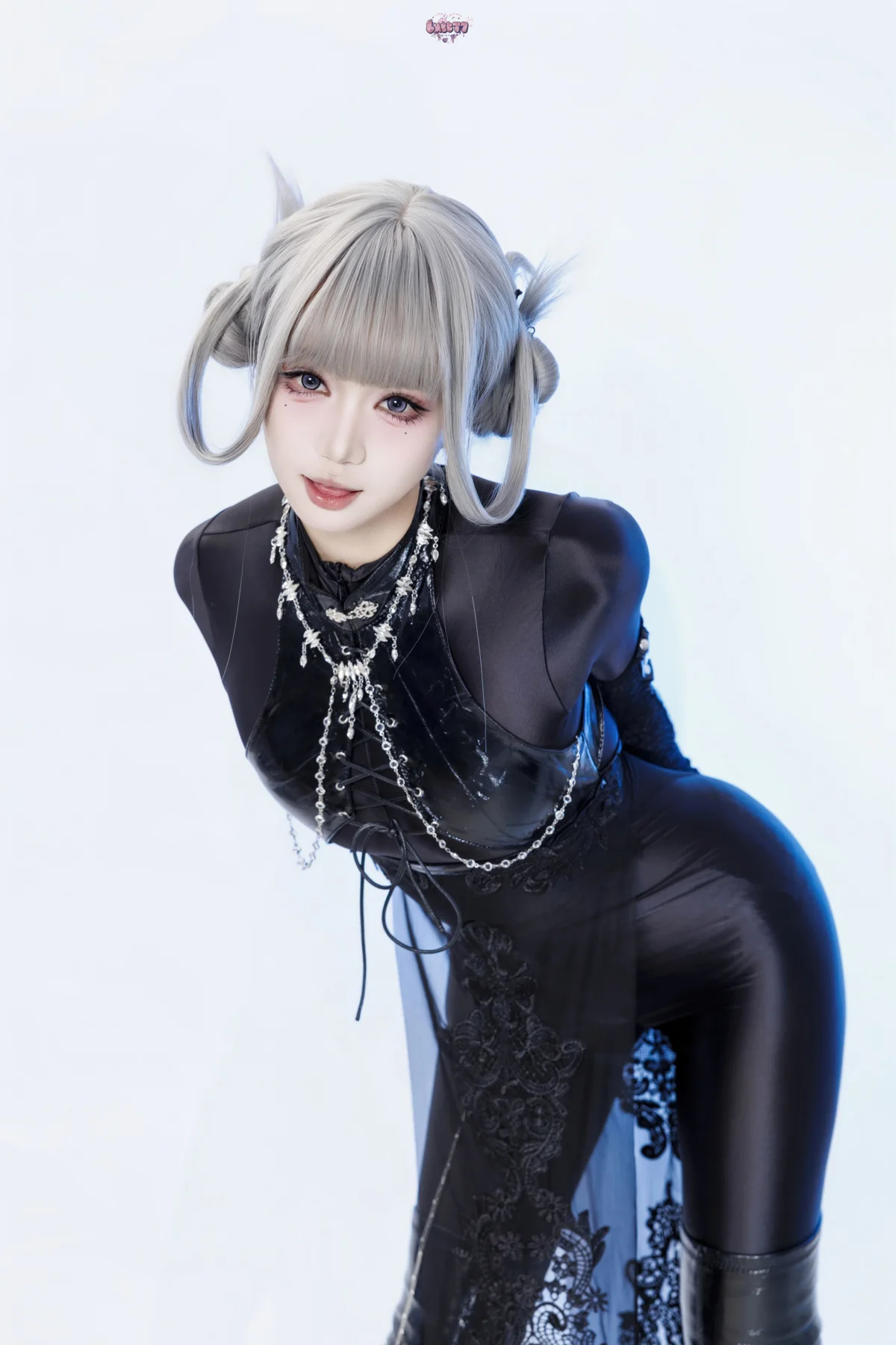 柒柒要乖哦 NO.075 黑靡烟旗袍 NO.0000