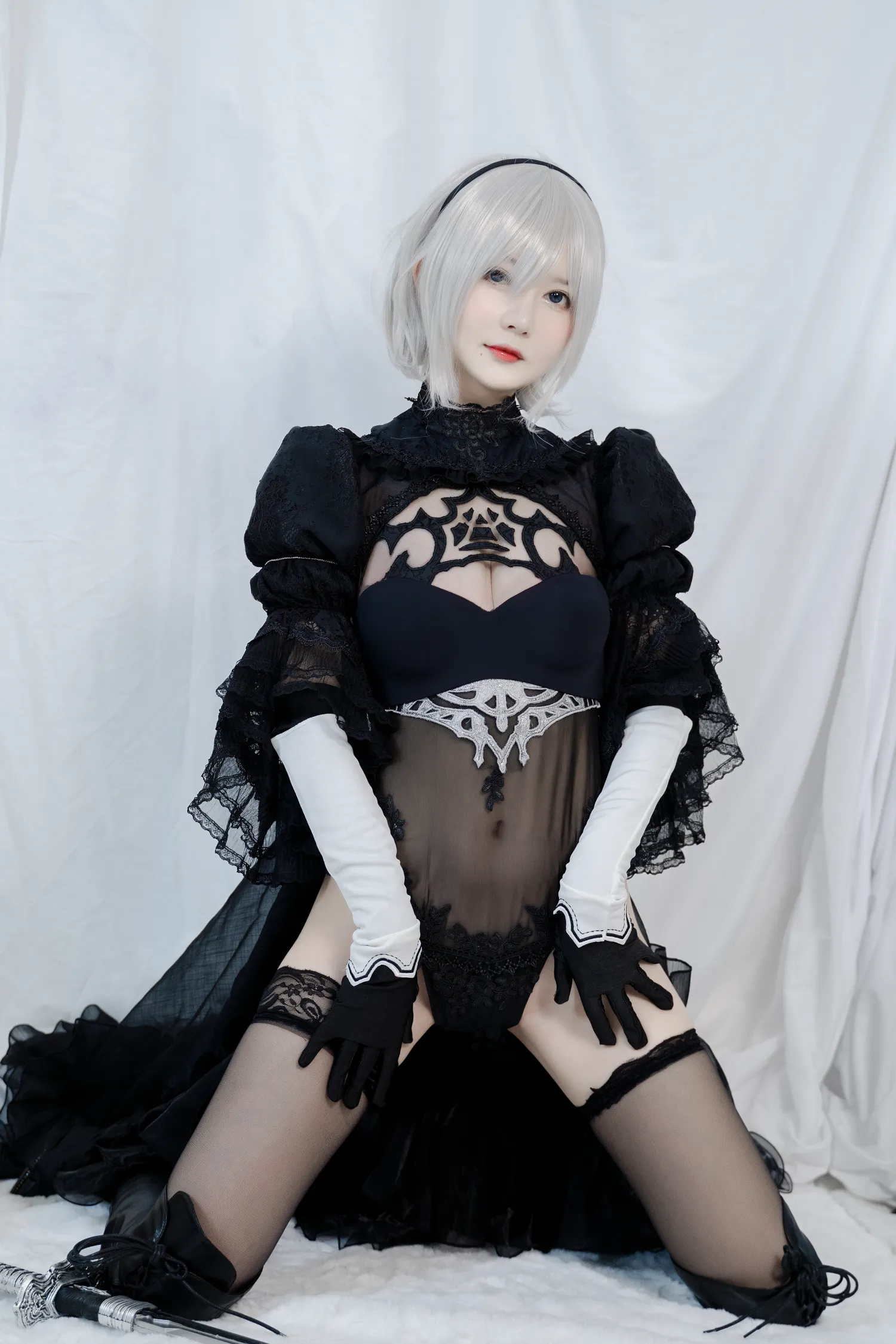 51酱 NO.001 2B黑婚纱 NO.0000