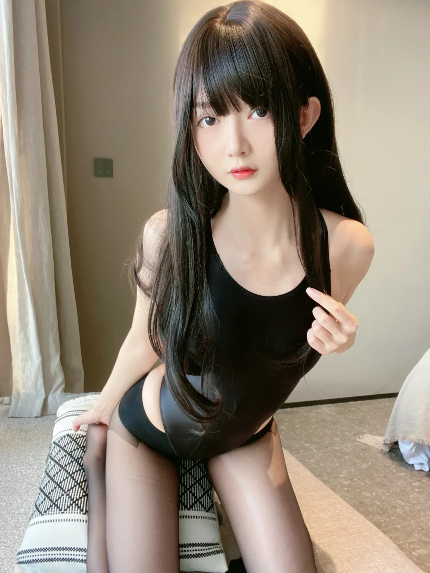 51酱 NO.002 黑红泳装 NO.0000