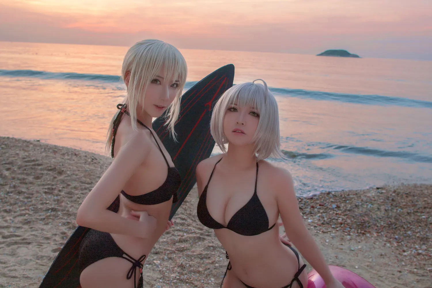 半半子 NO.011 黑贞1 海边泳装 NO.0000