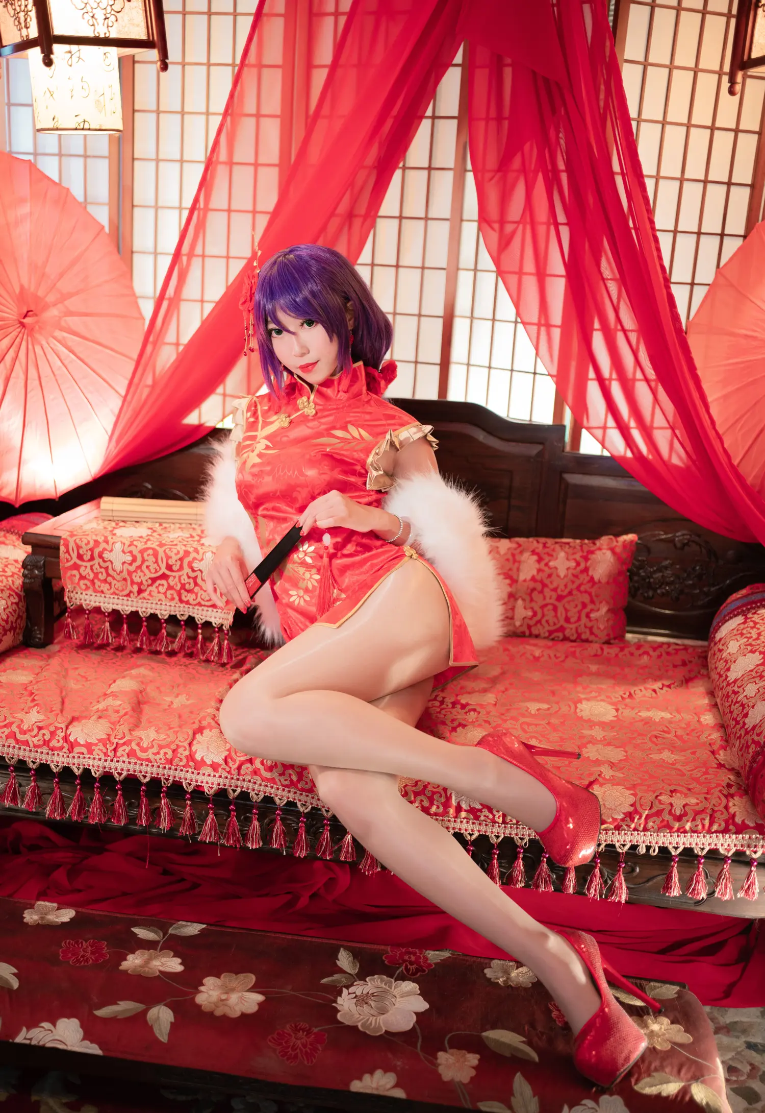 Money冷冷 NO.016 高雄红旗袍 NO.0000