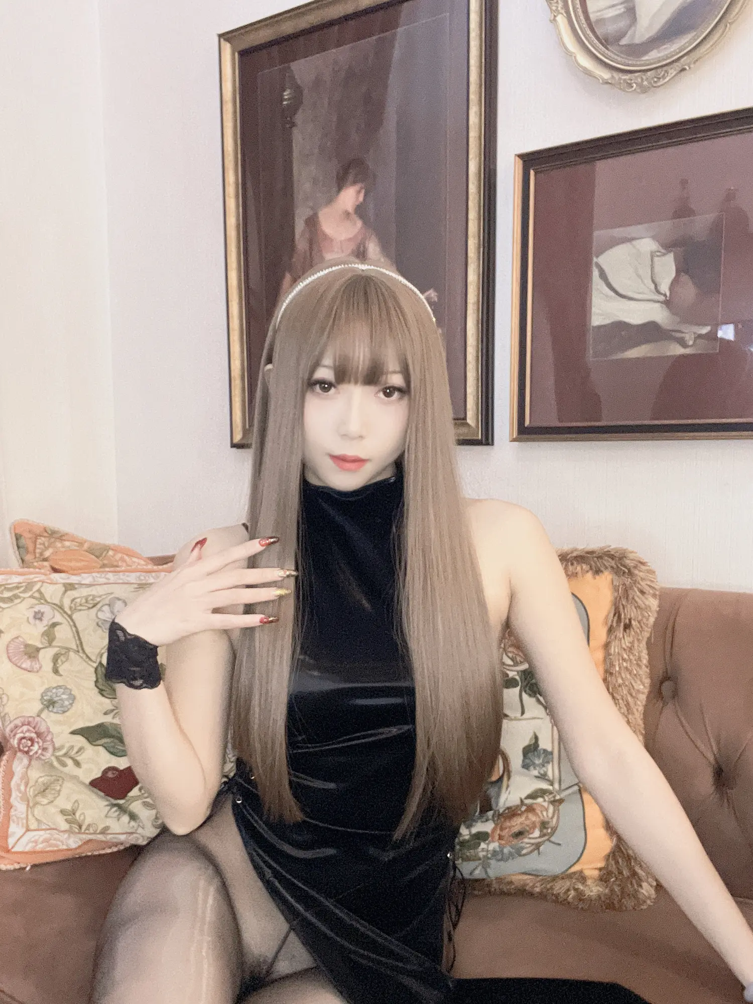 Money冷冷 NO.041 绑带旗袍裙 NO.0000