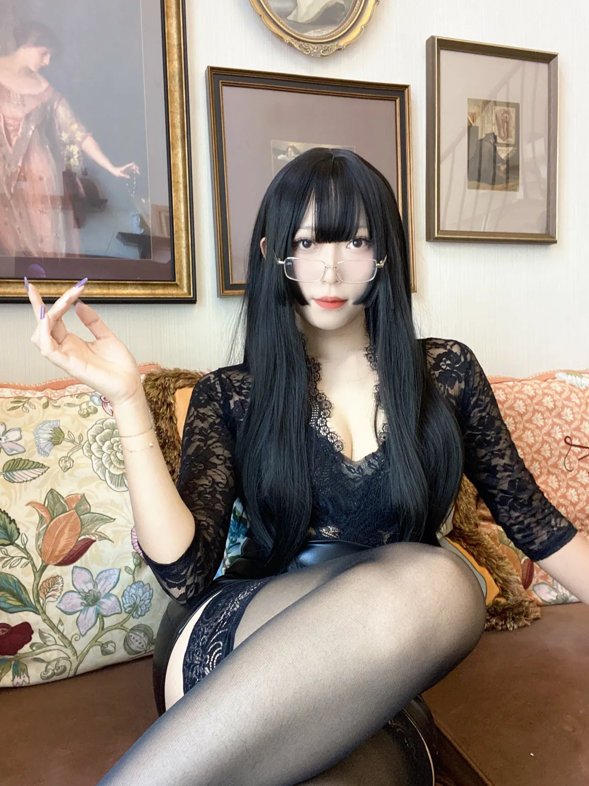 Money冷冷 NO.045 黑蕾丝 NO.0000