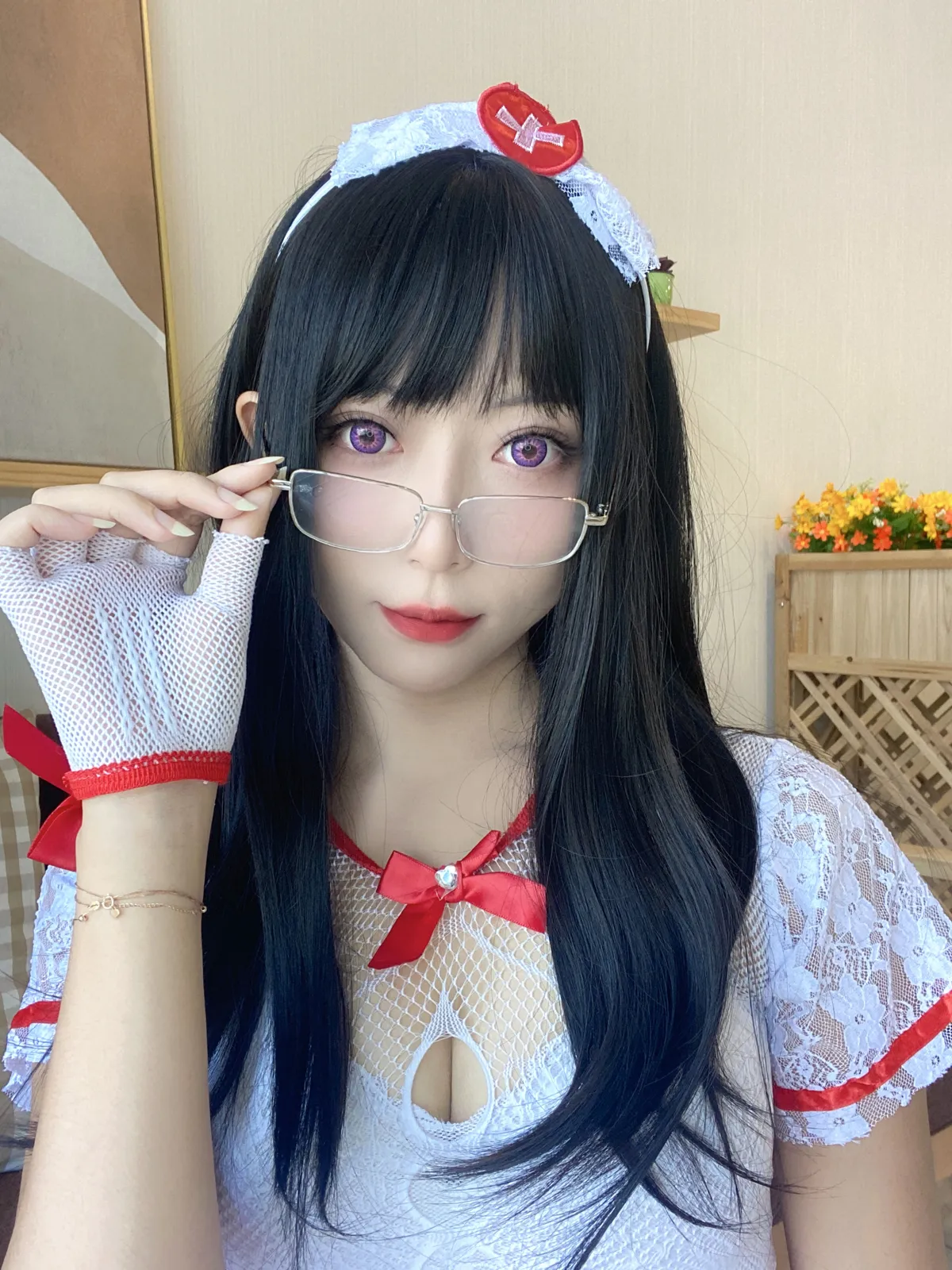 Money冷冷 NO.046 白网护士套 NO.0000