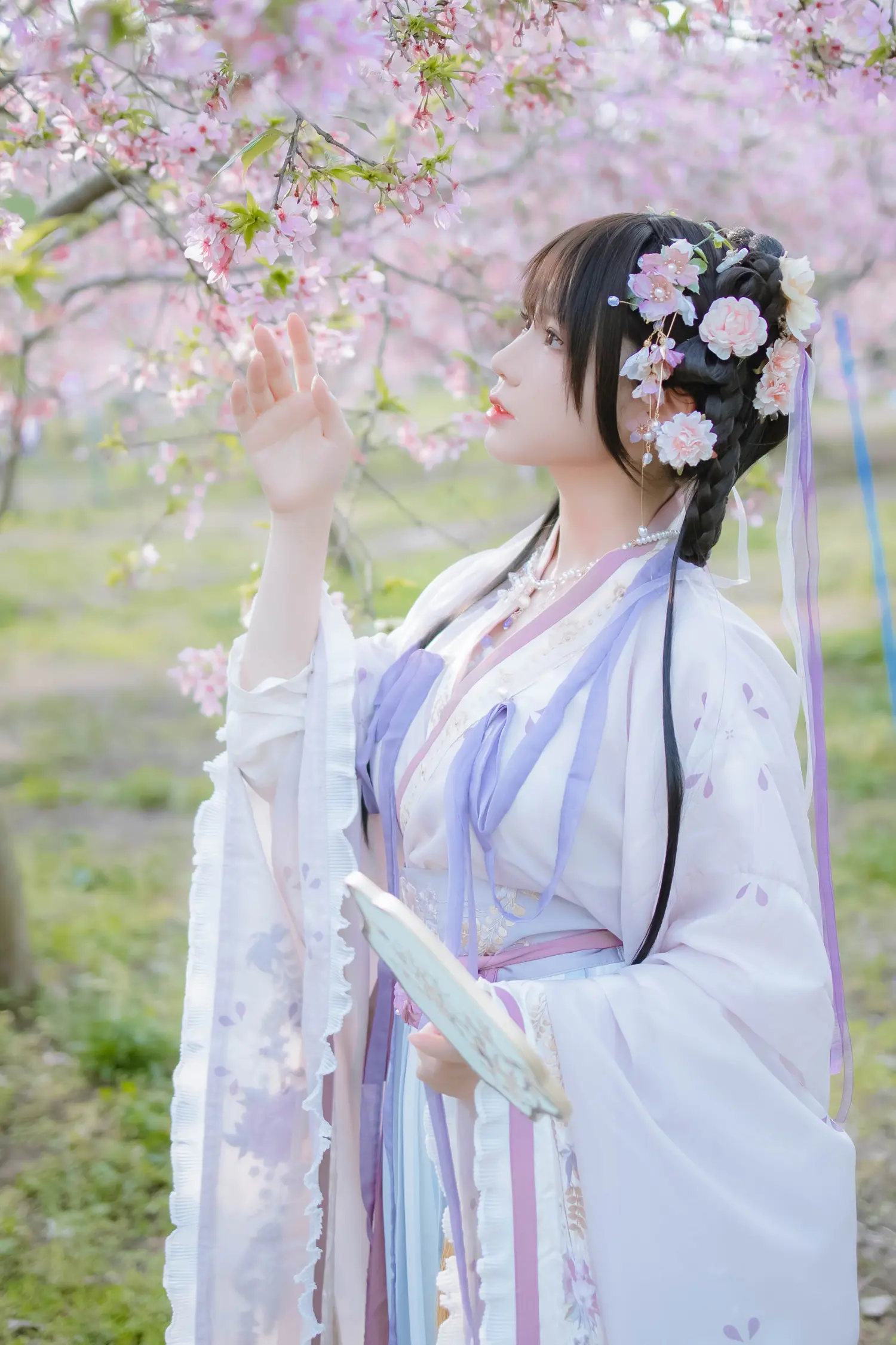 Nyako喵子 NO.036 樱花汉服 花神祈愿 NO.0000