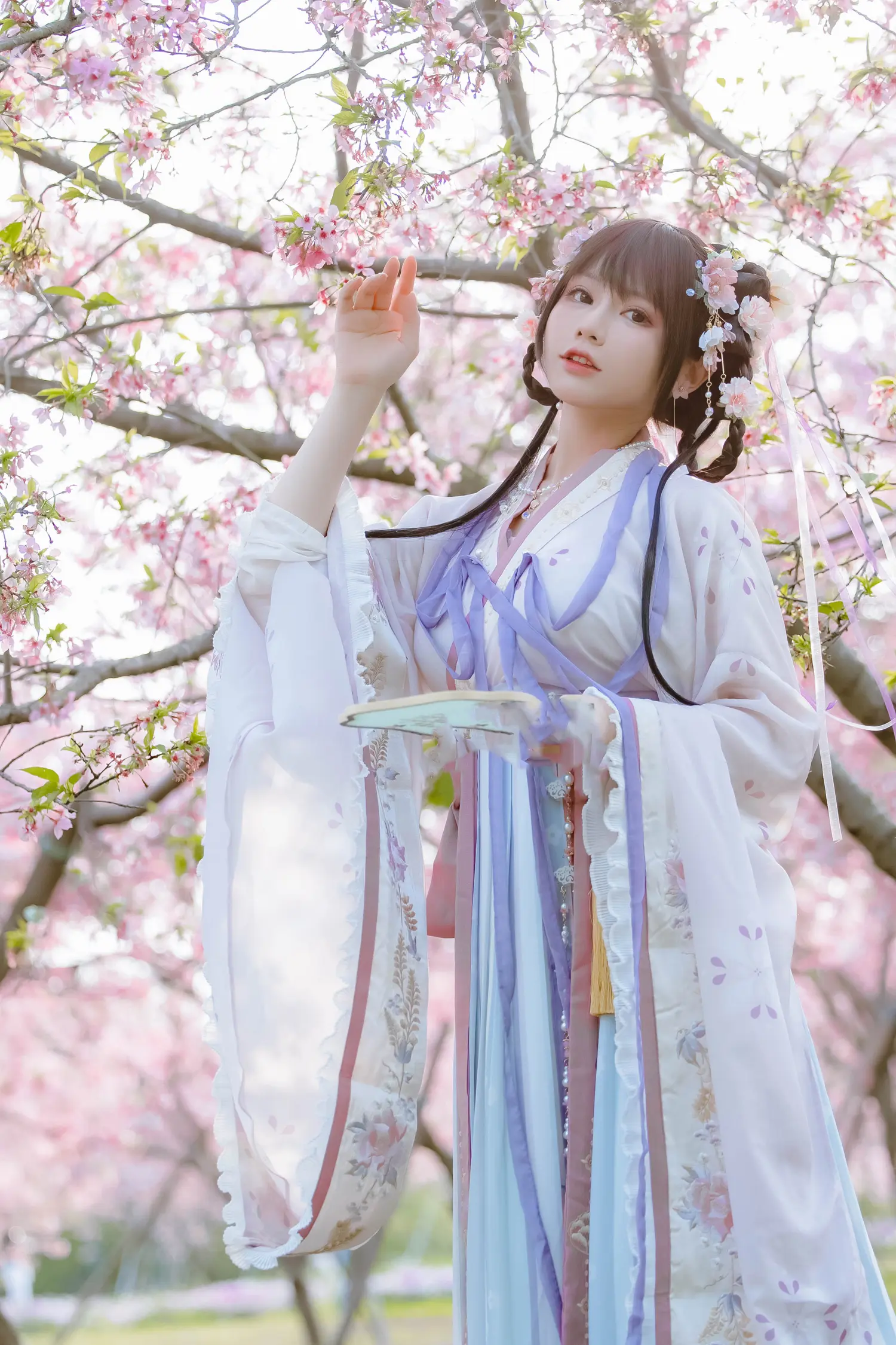 Nyako喵子 NO.036 樱花汉服 花神祈愿 NO.0000