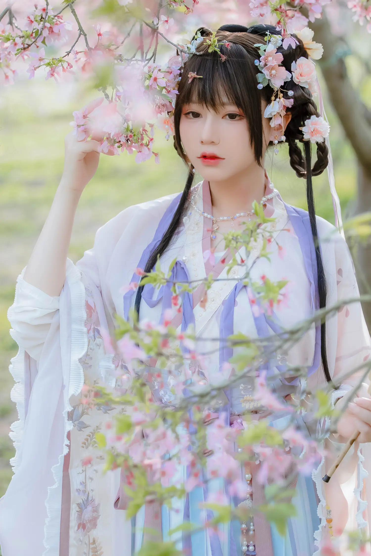 Nyako喵子 NO.036 樱花汉服 花神祈愿 NO.0000