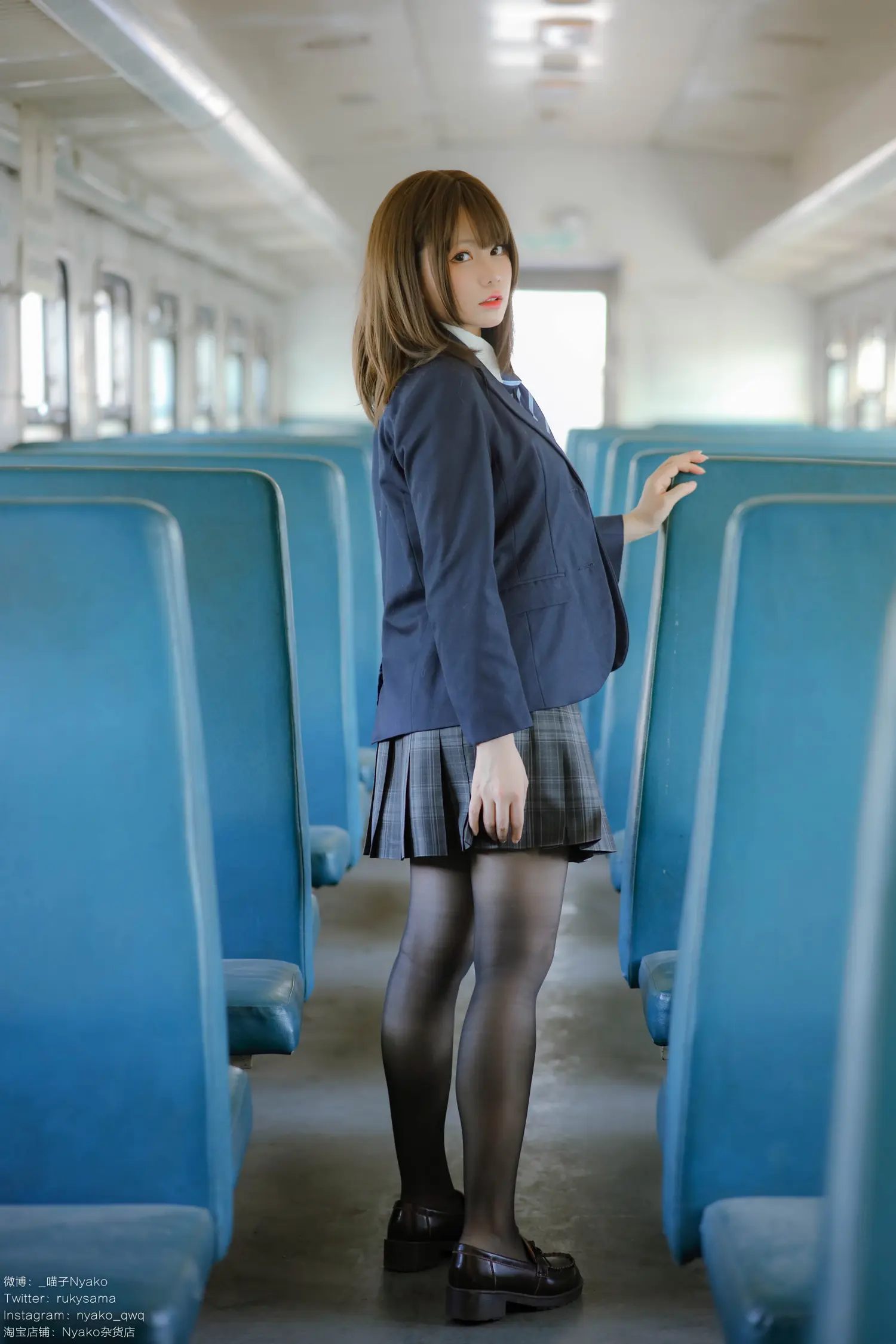 Nyako喵子 NO.038 痴·女子校生2 火车jk NO.0000