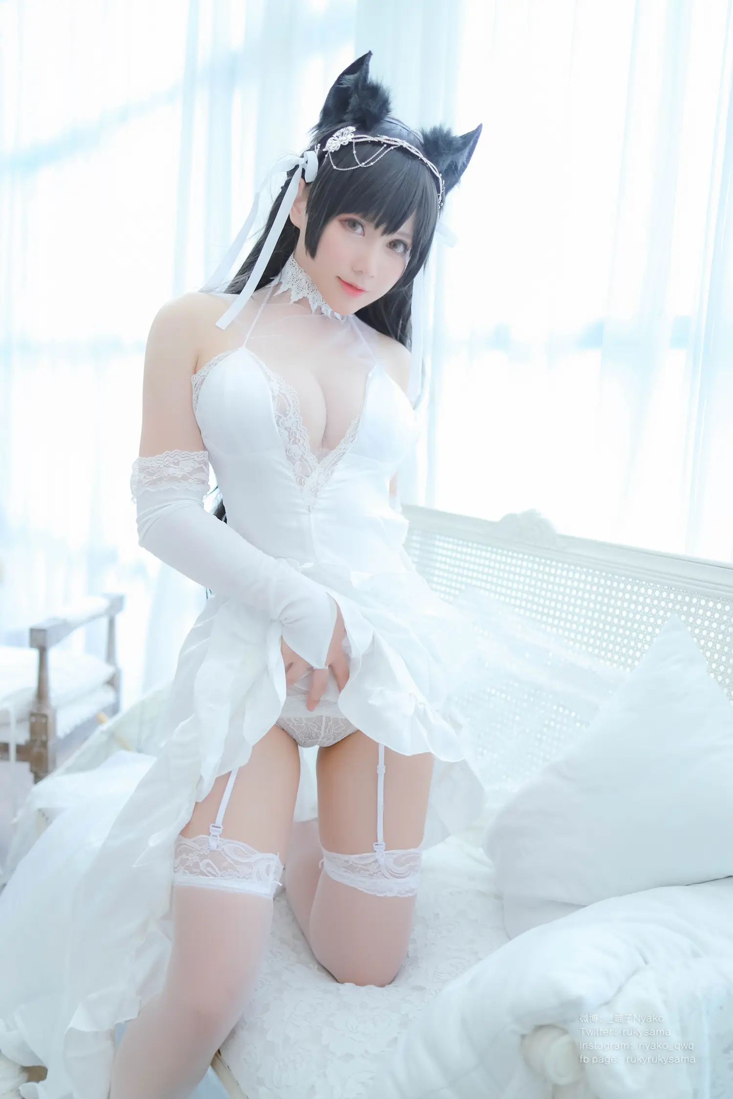 Nyako喵子 NO.039 爱宕婚纱 NO.0000