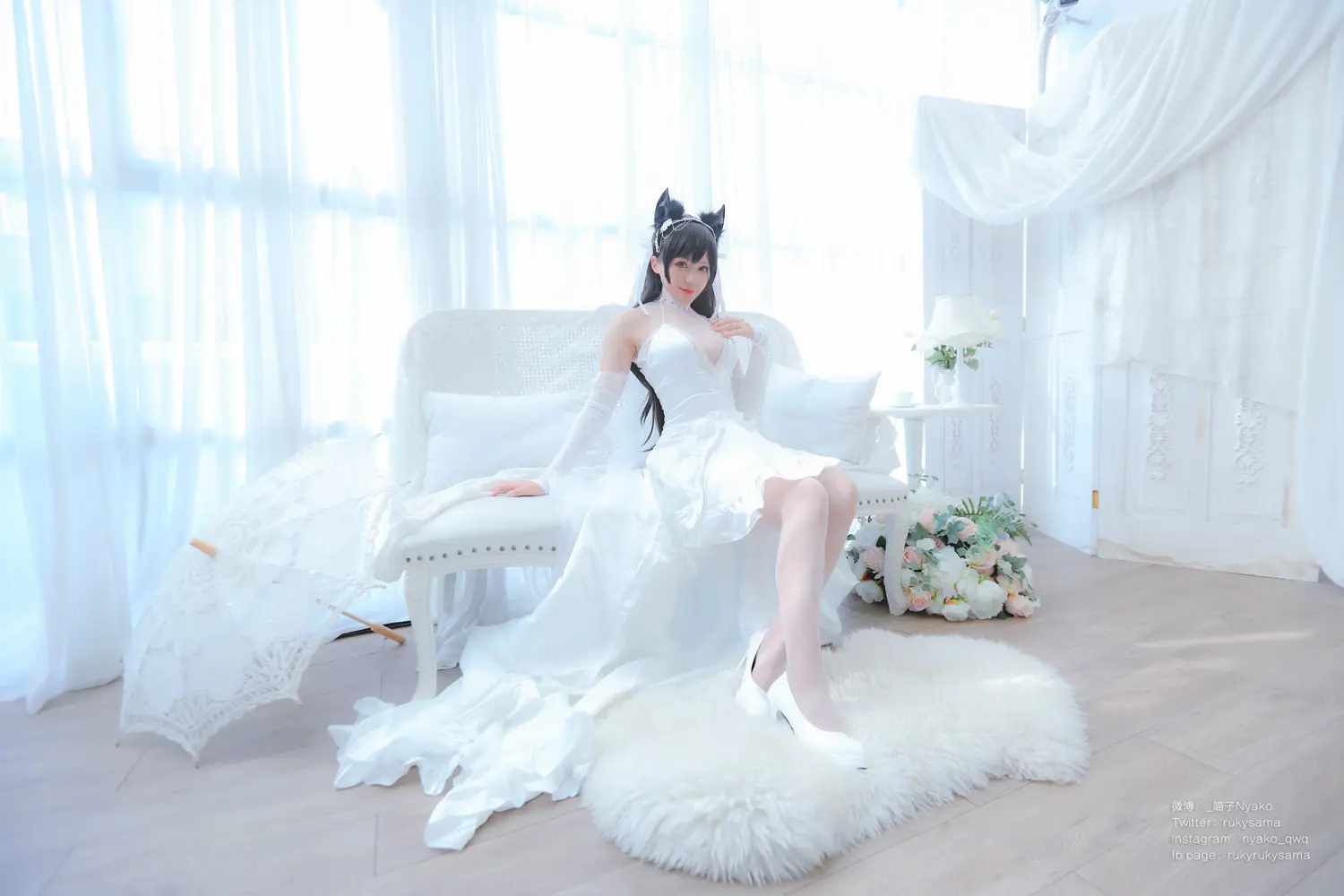 Nyako喵子 NO.039 爱宕婚纱 NO.0000