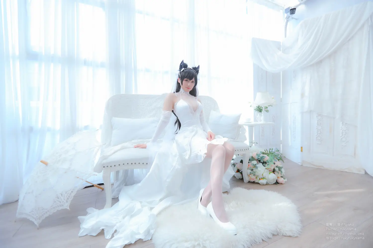 Nyako喵子 NO.039 爱宕婚纱 NO.0000