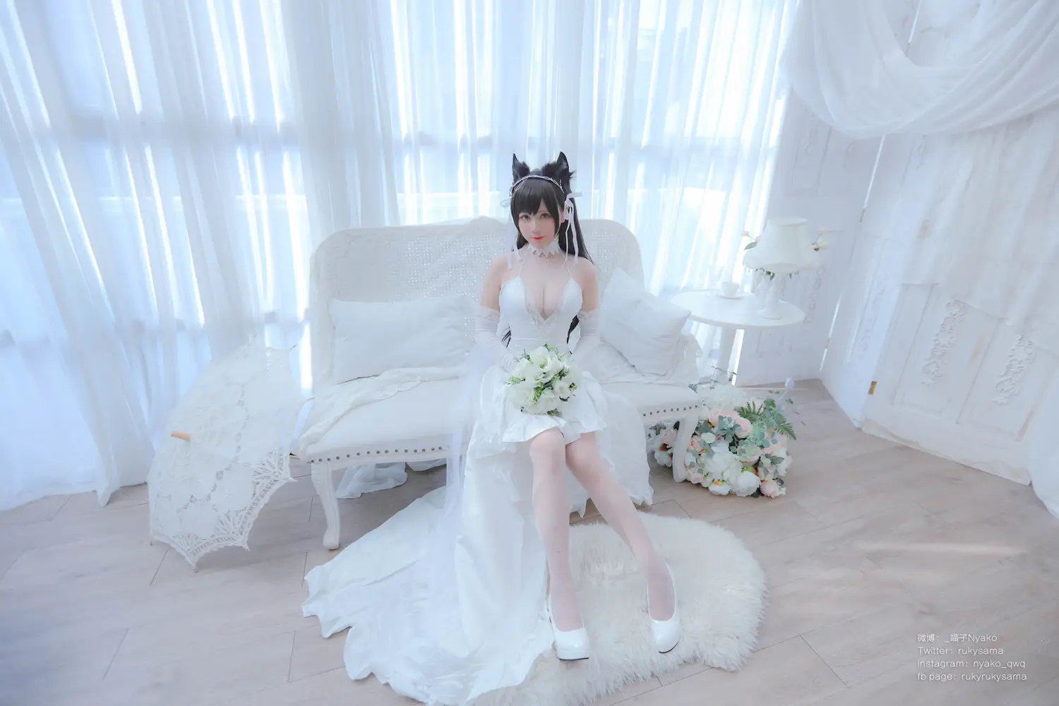 Nyako喵子 NO.039 爱宕婚纱 NO.0000