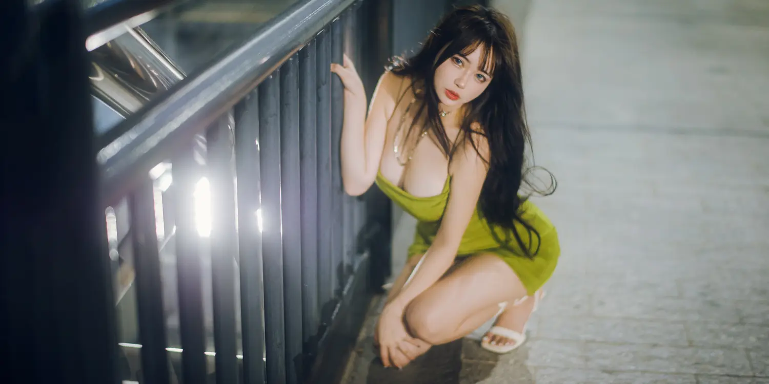 Tina很妖孽呀 NO.007 绿色连衣裙 NO.0000