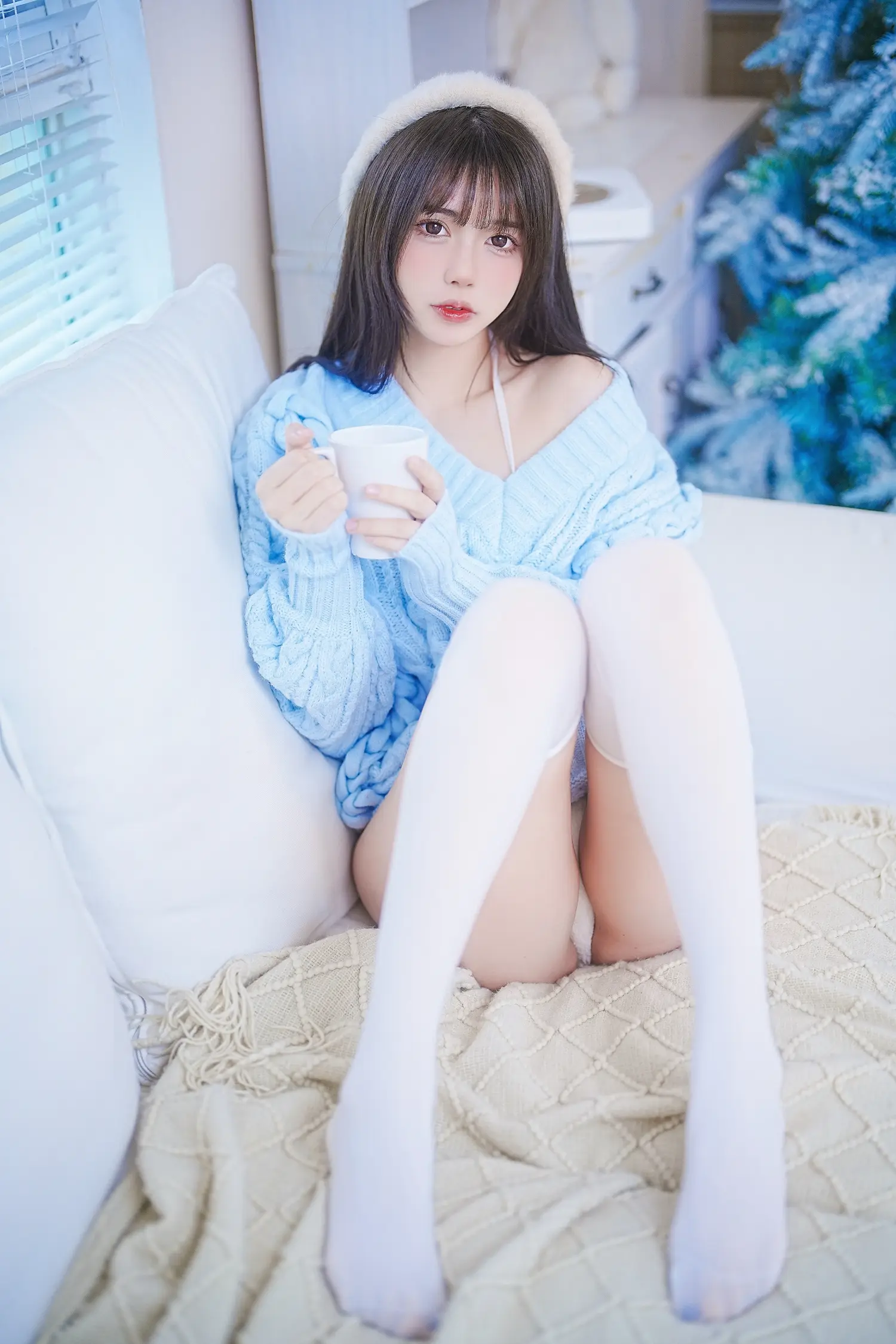 Tina很妖孽呀 NO.025 蓝色秋冬毛衣 NO.0000