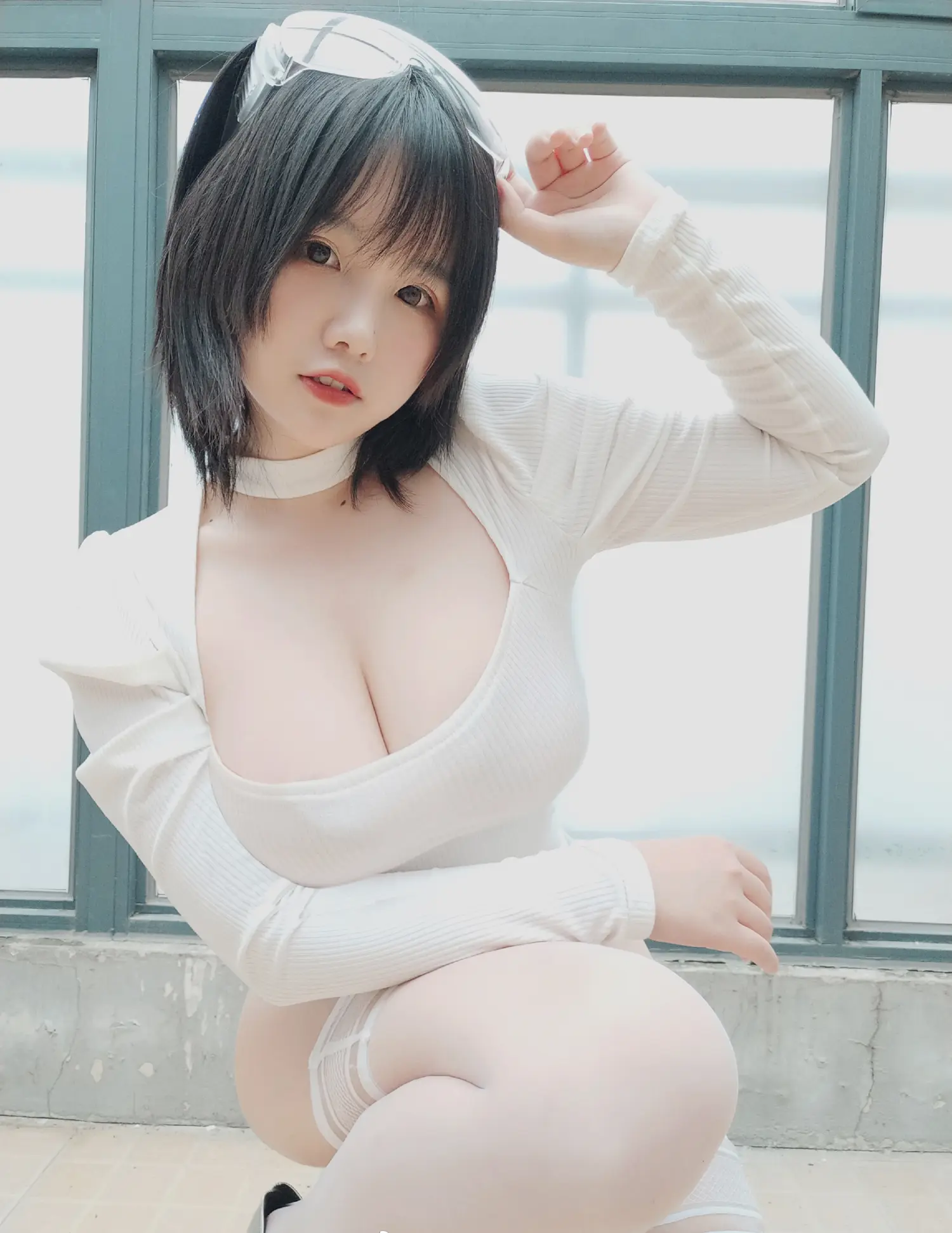 阿半今天很开心 NO.004 白色肉感 NO.0000