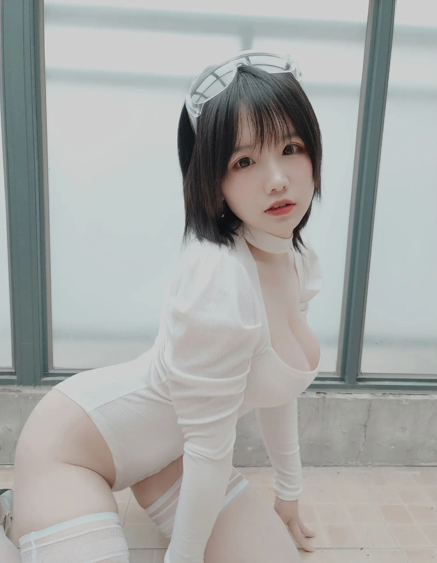 阿半今天很开心 NO.004 白色肉感 NO.0000
