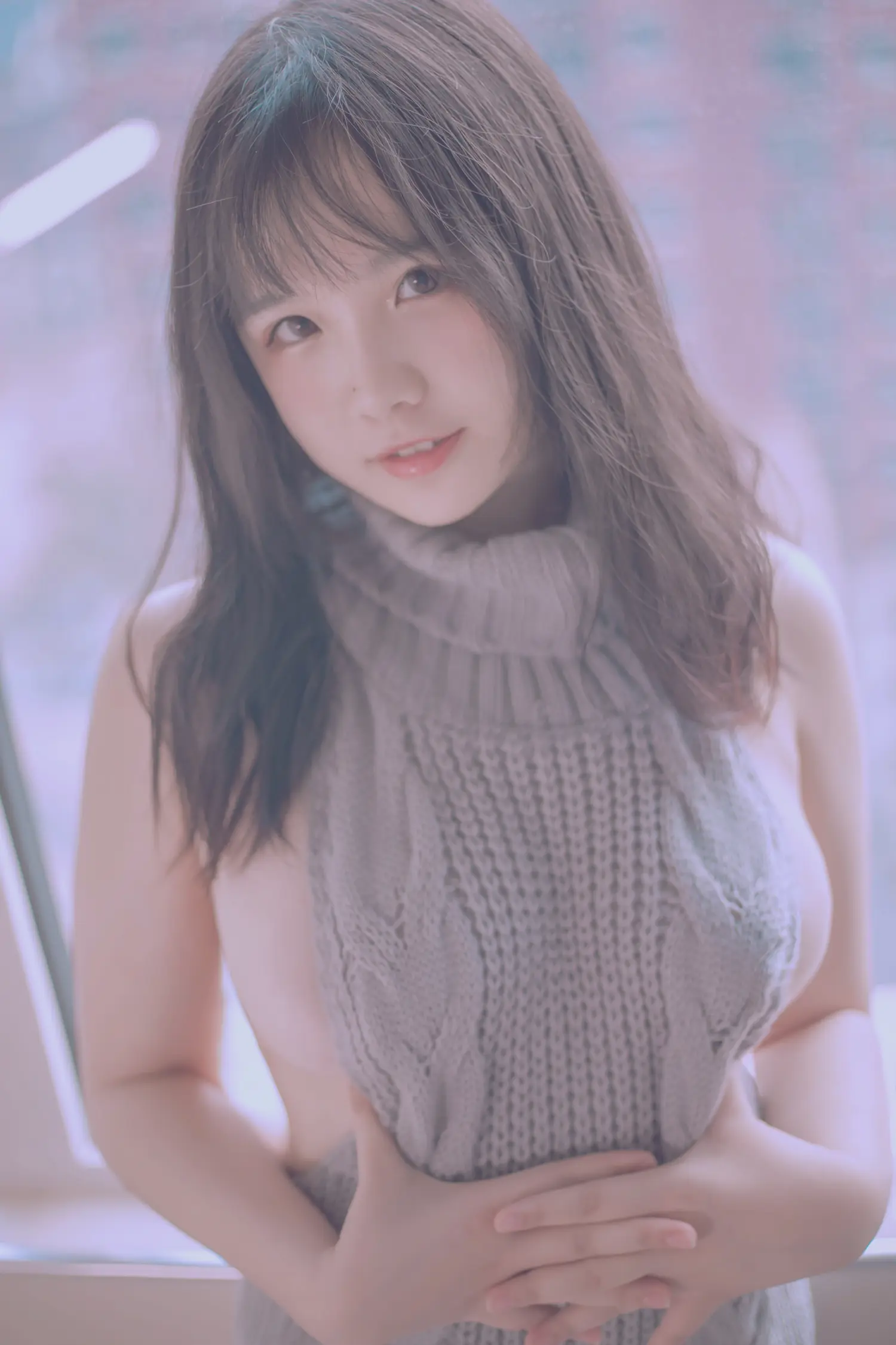 阿半今天很开心 NO.008 露背毛衣 NO.0000
