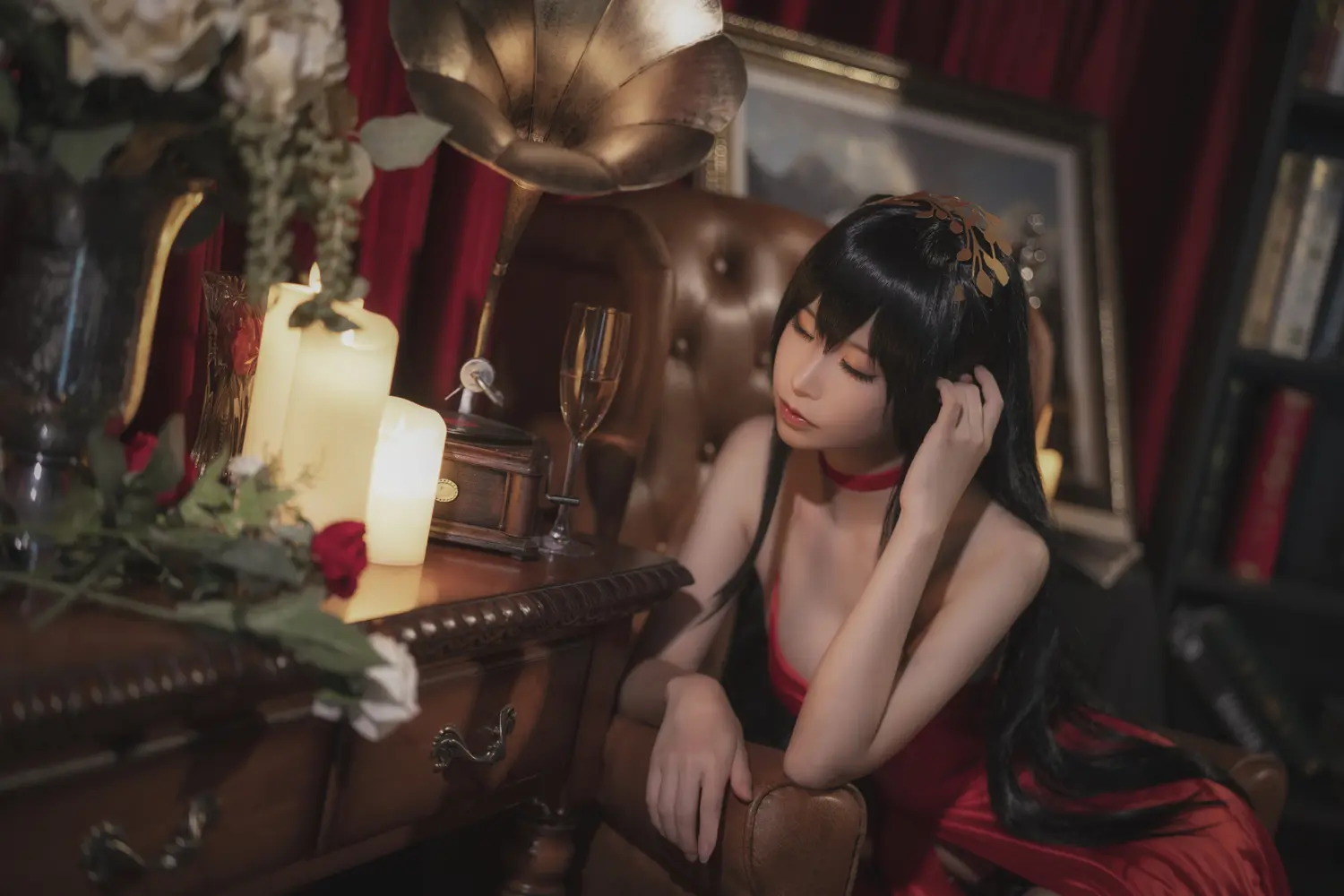 爱老师 NO.004 大凤 毒苹果礼服 NO.0000
