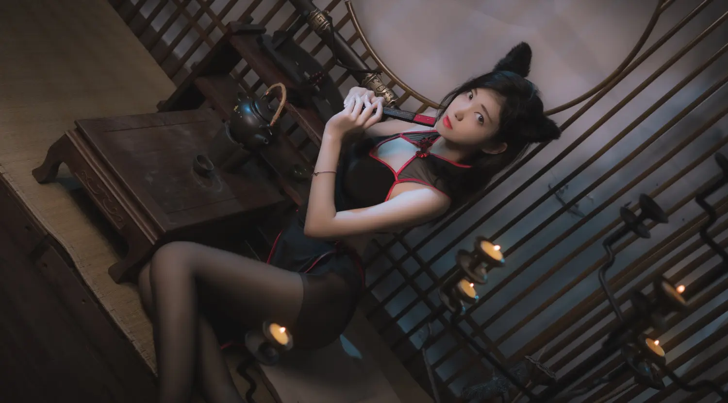 南桃 NO.022 黑旗袍 NO.0000