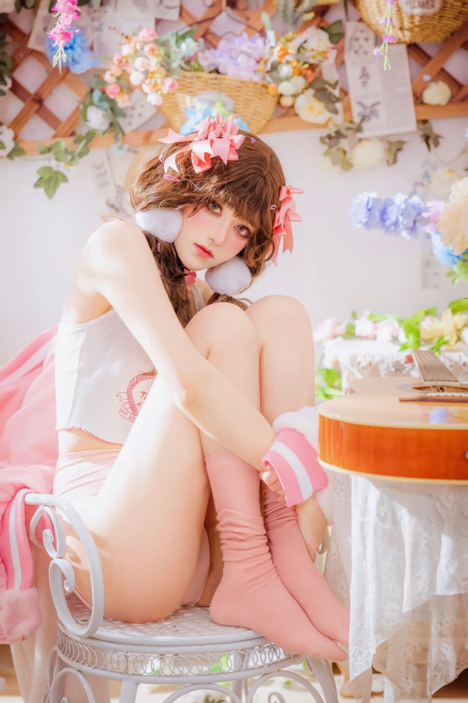 南桃 NO.088 少女吉他与蝴蝶结 NO.0000