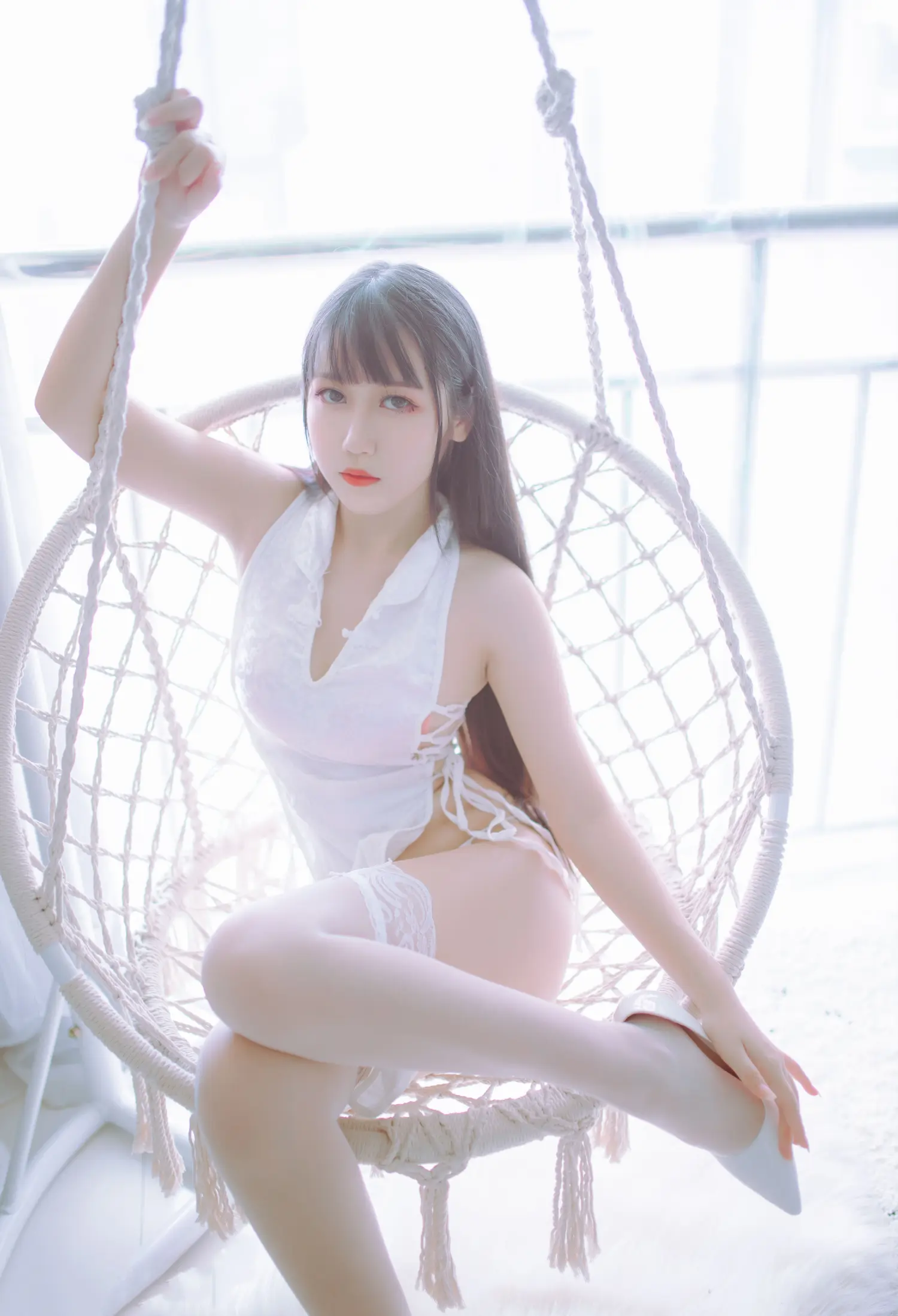 不呆猫 NO.023 黑白旗袍双子 NO.0000