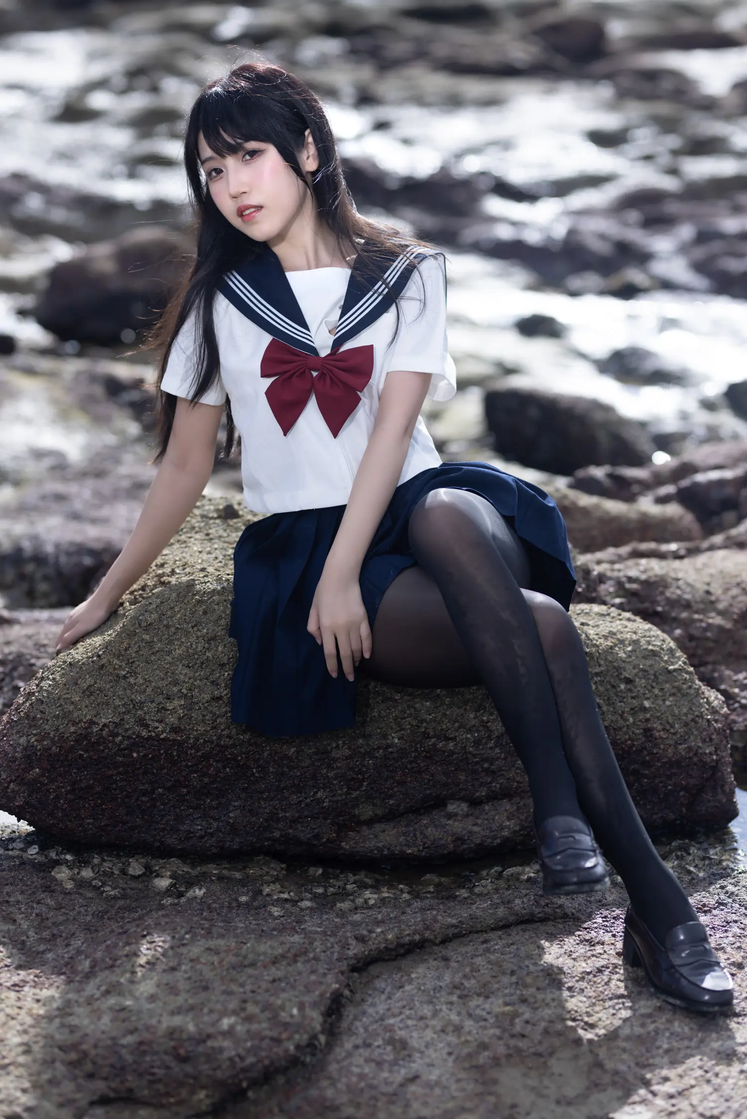 不呆猫 NO.043 海边双人JK NO.0000