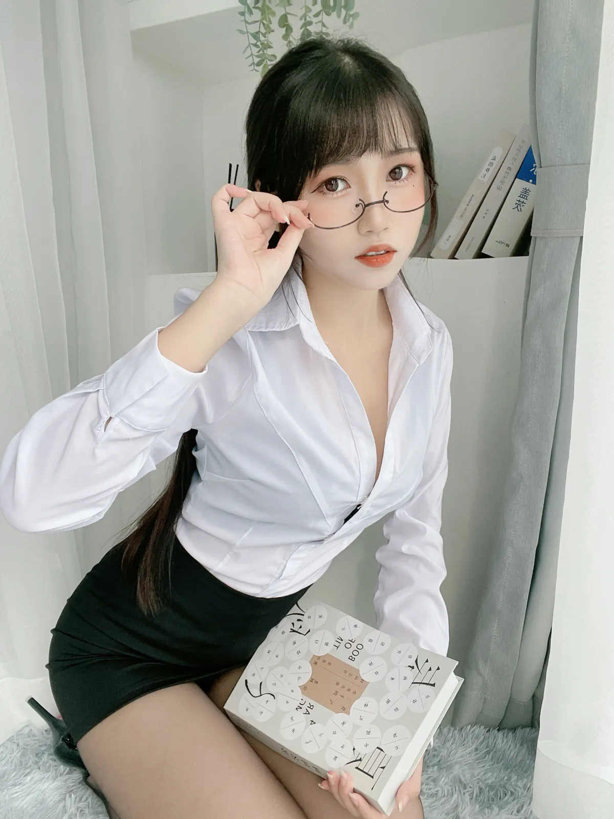 不呆猫 NO.069 黑丝包臀OL NO.0000