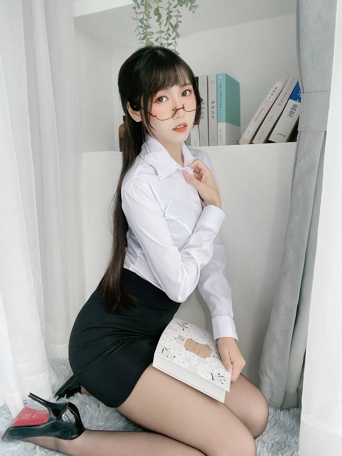 不呆猫 NO.069 黑丝包臀OL NO.0000