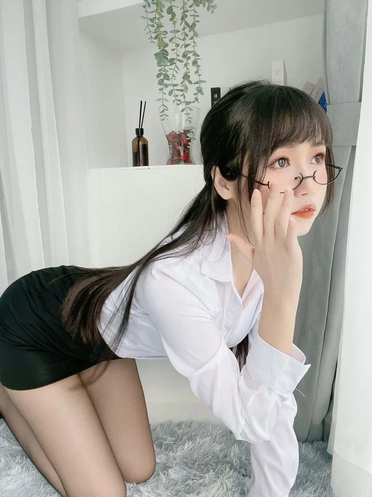 不呆猫 NO.069 黑丝包臀OL NO.0000
