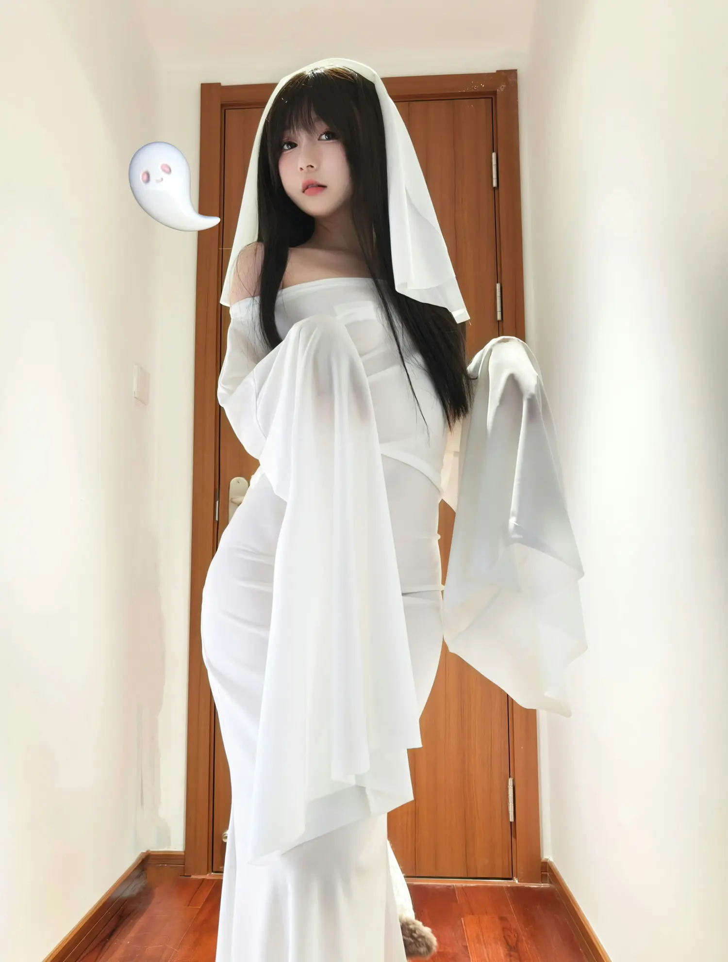 迷之呆梨 NO.055 万圣节装扮 幽灵娘 NO.0000
