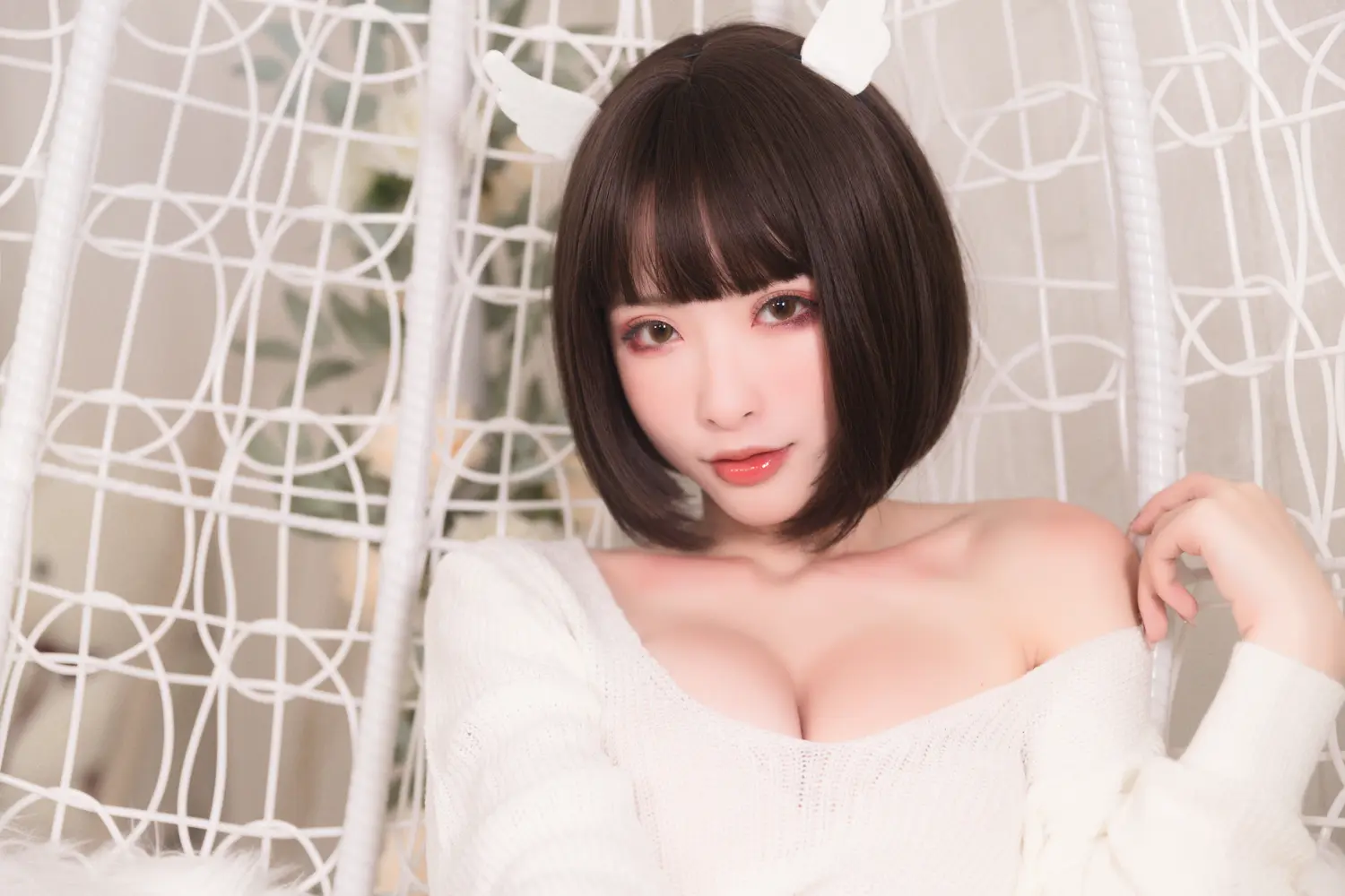 清水由乃 NO.034 白色毛衣 NO.0000