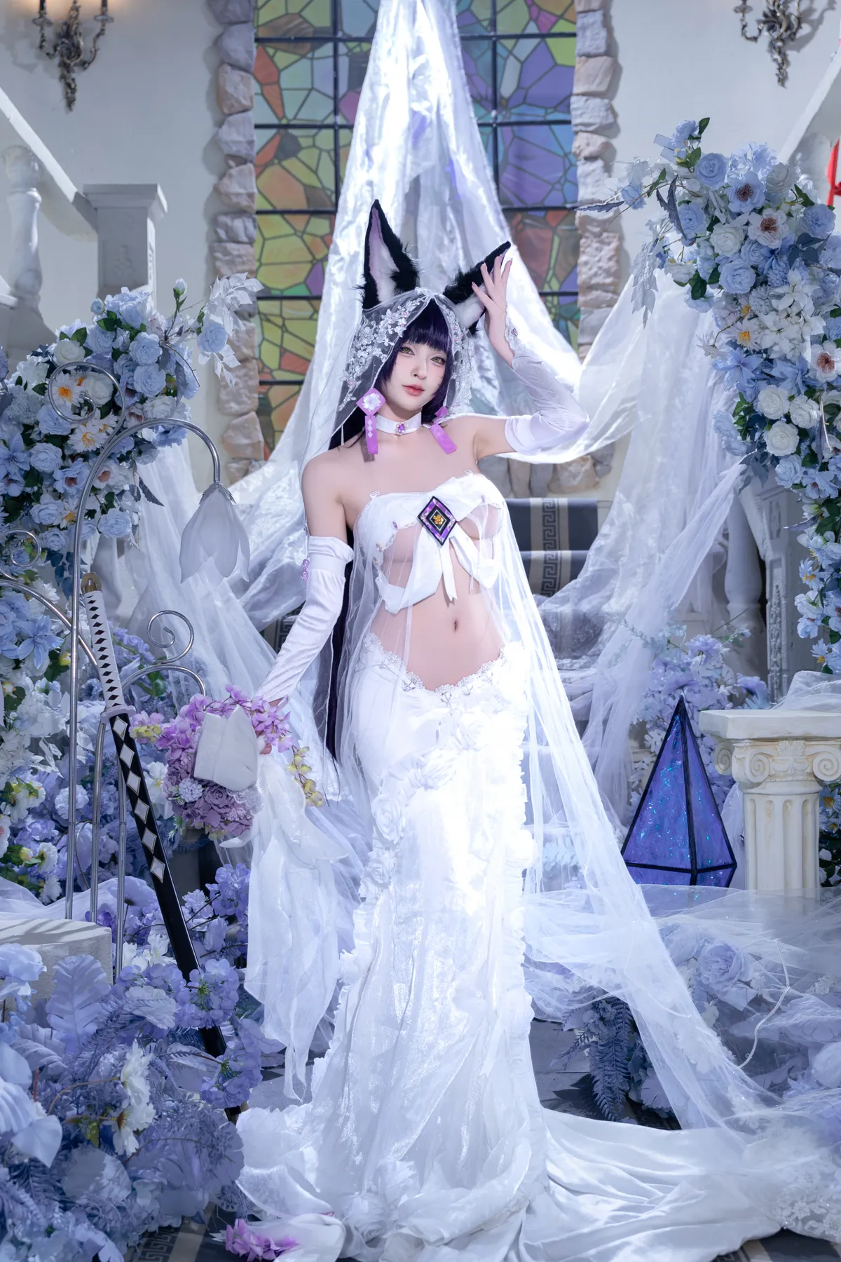 清水由乃 NO.076 碧蓝航线 武藏 紫藤花 NO.0000