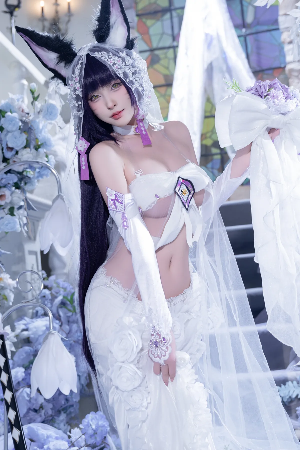 清水由乃 NO.076 碧蓝航线 武藏 紫藤花 NO.0000