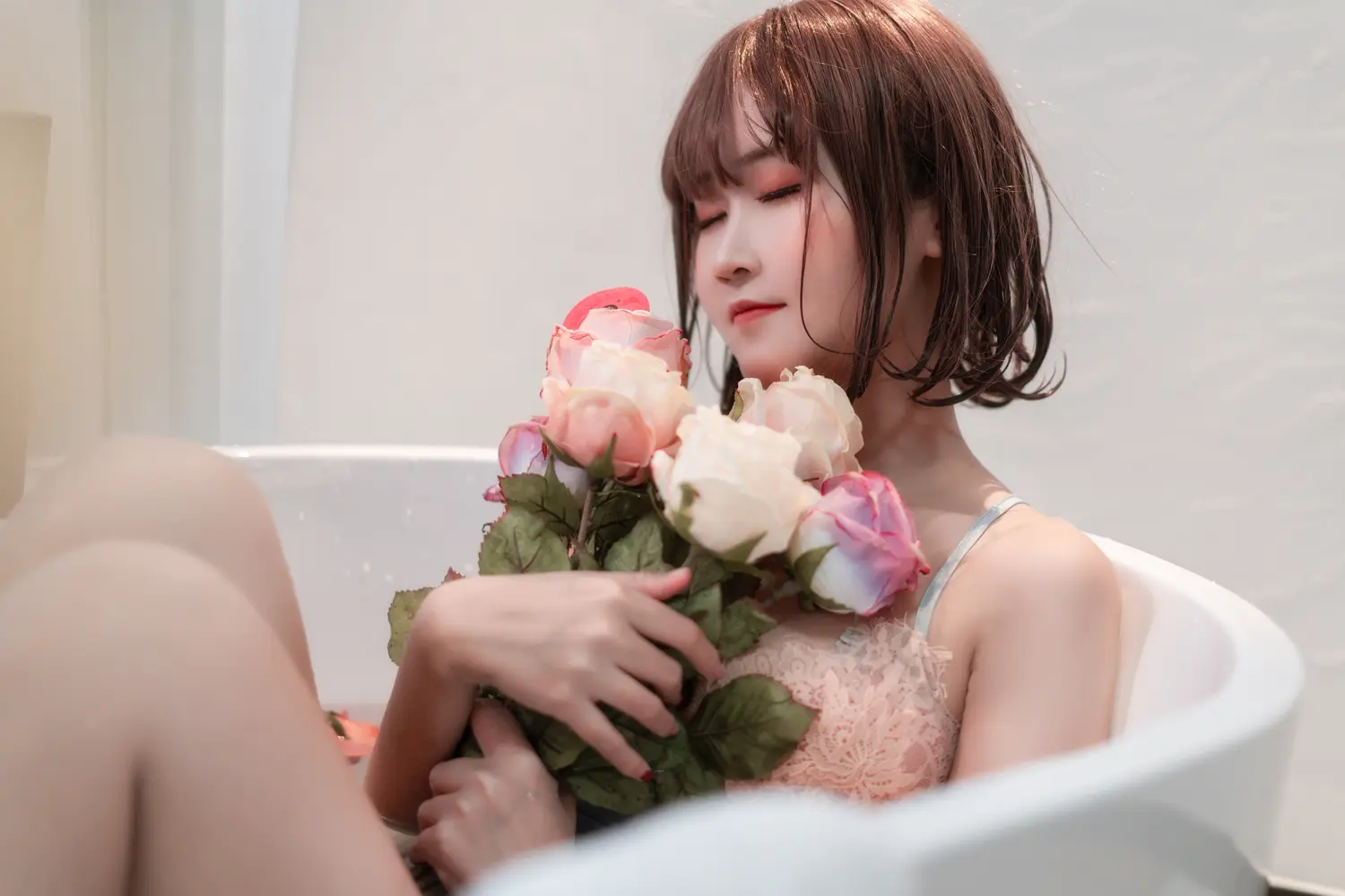 三度69 NO.061 浴缸蓝睡裙 NO.0000